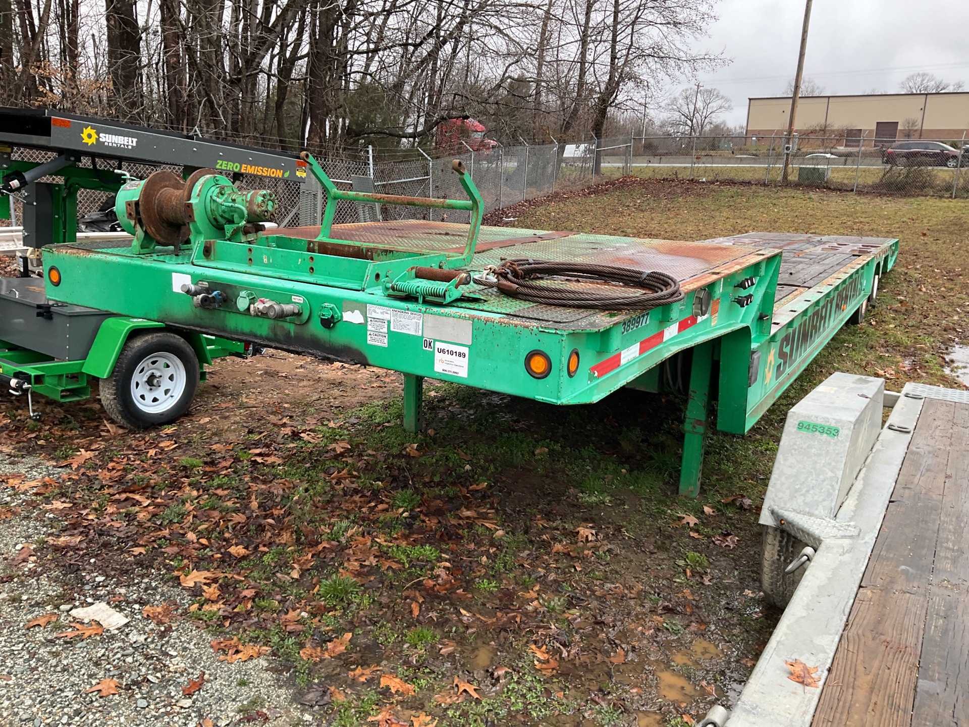 2012 Trail King TK70HT-482 35 ton T/A Hydraulic Tail Trailer