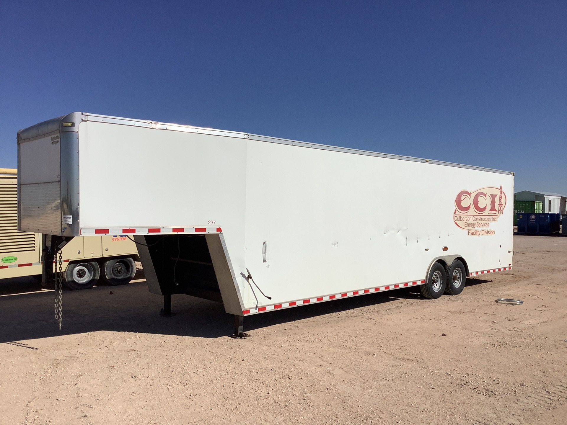 2013 Forest River 28 ft T/A Gooseneck Enclosed Trailer