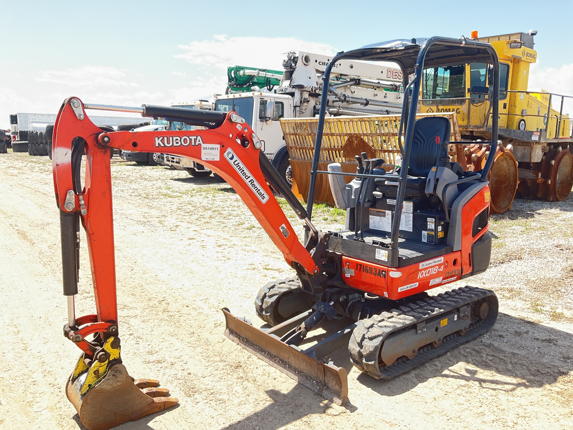 2016 Kubota KX018-4 Mini Excavator