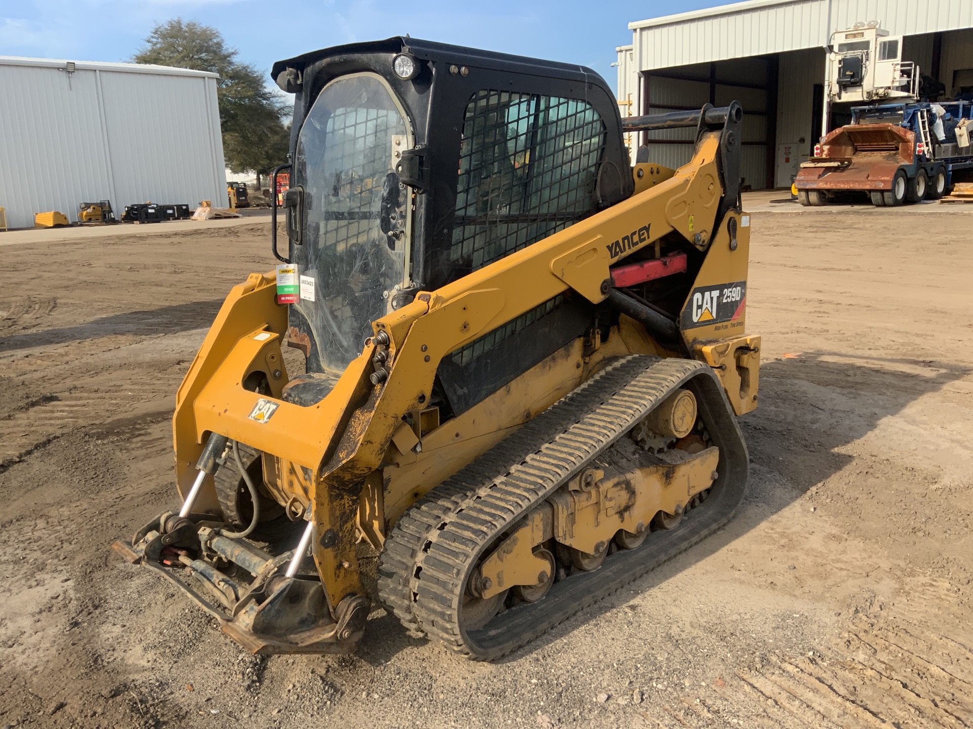 2019 Cat 259D Two-Speed High Flow Compact Track Loader