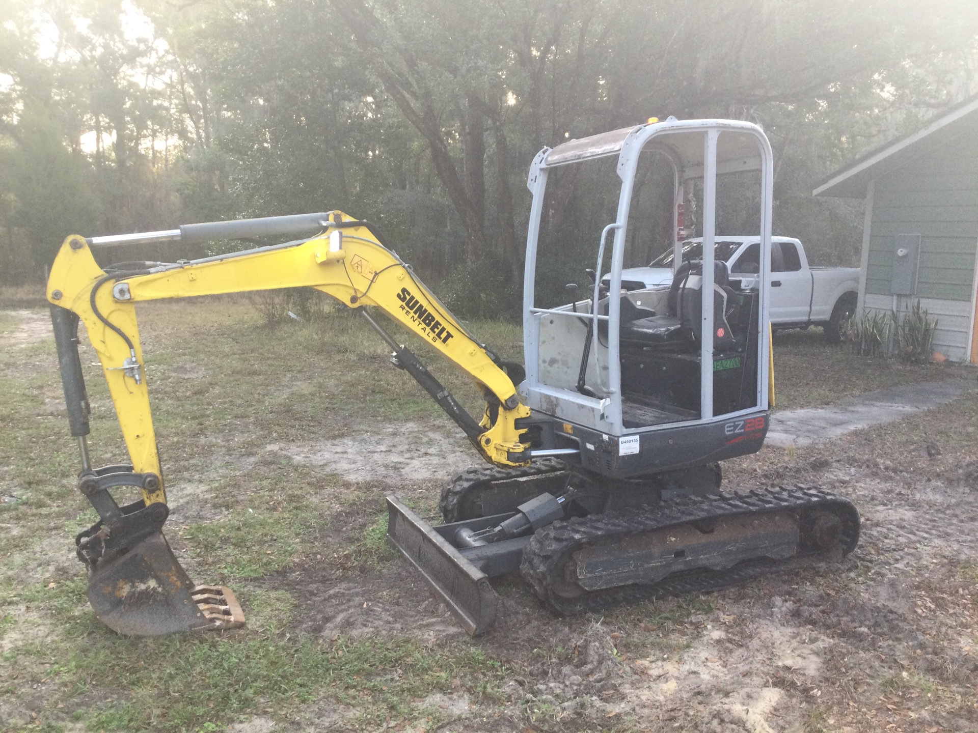 2016 Wacker Neuson EZ28 Mini Excavator