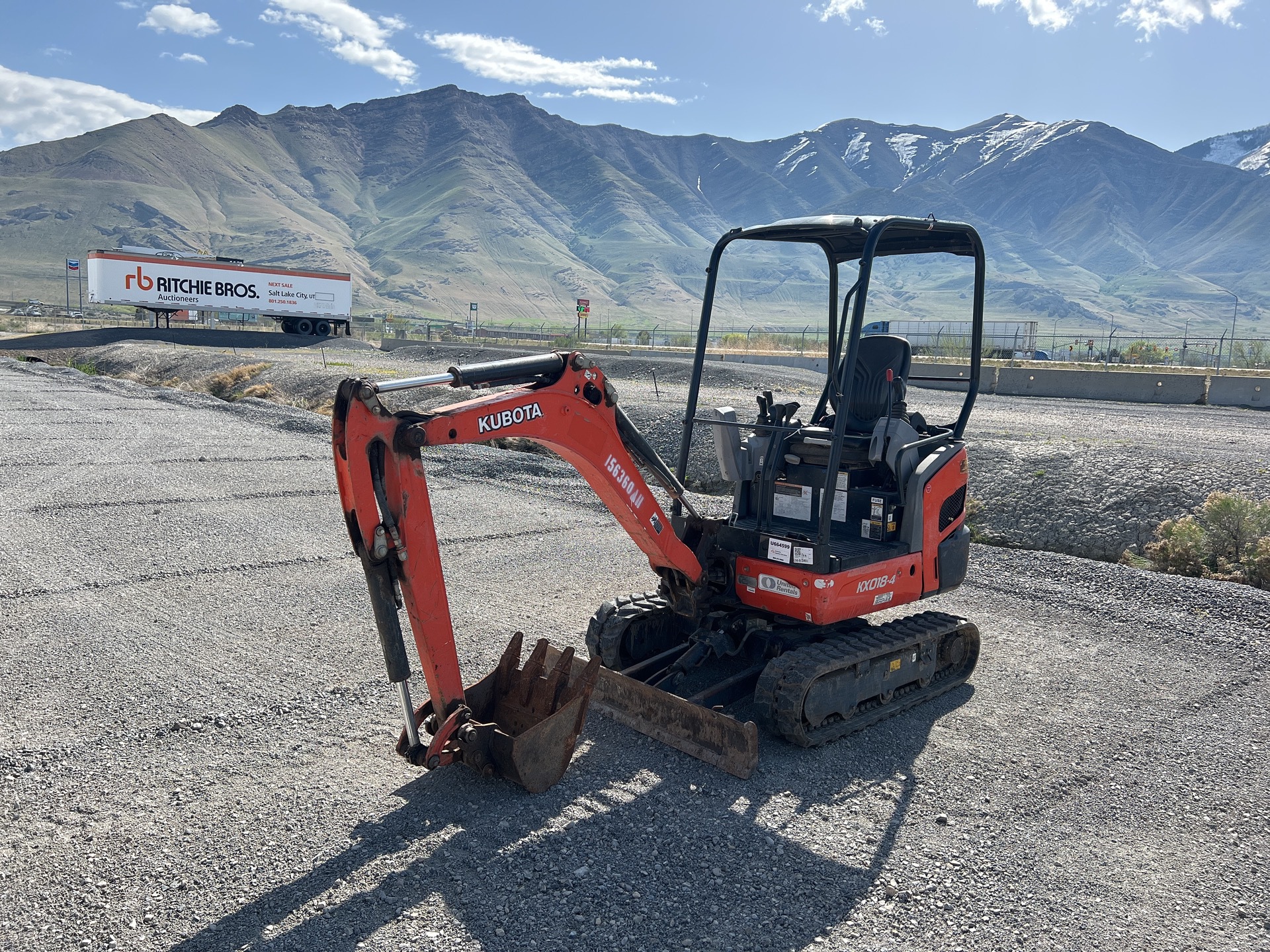 2015 Kubota KX018-4 Mini Excavator