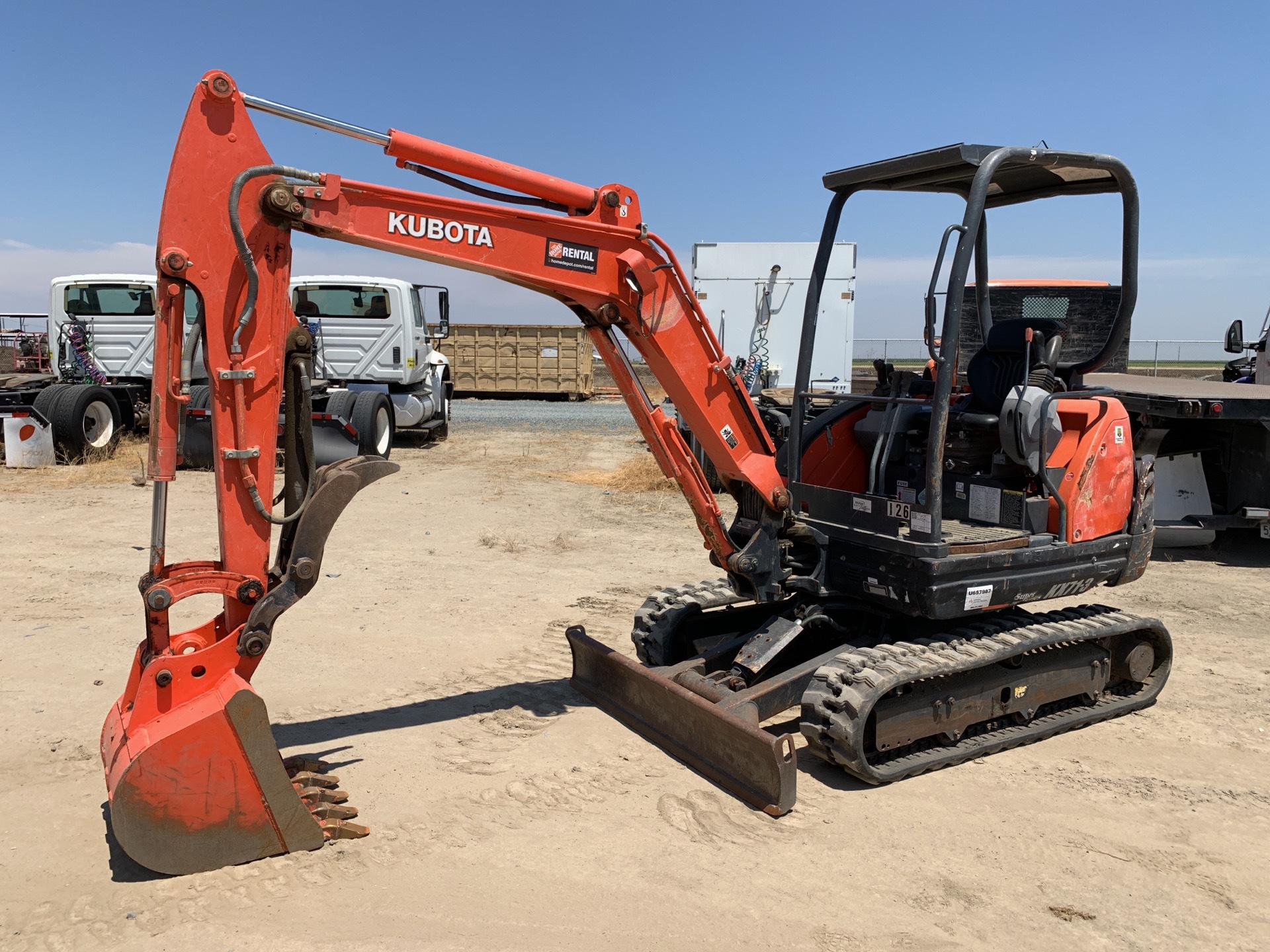 2018 Kubota KX71-3S Mini Excavator