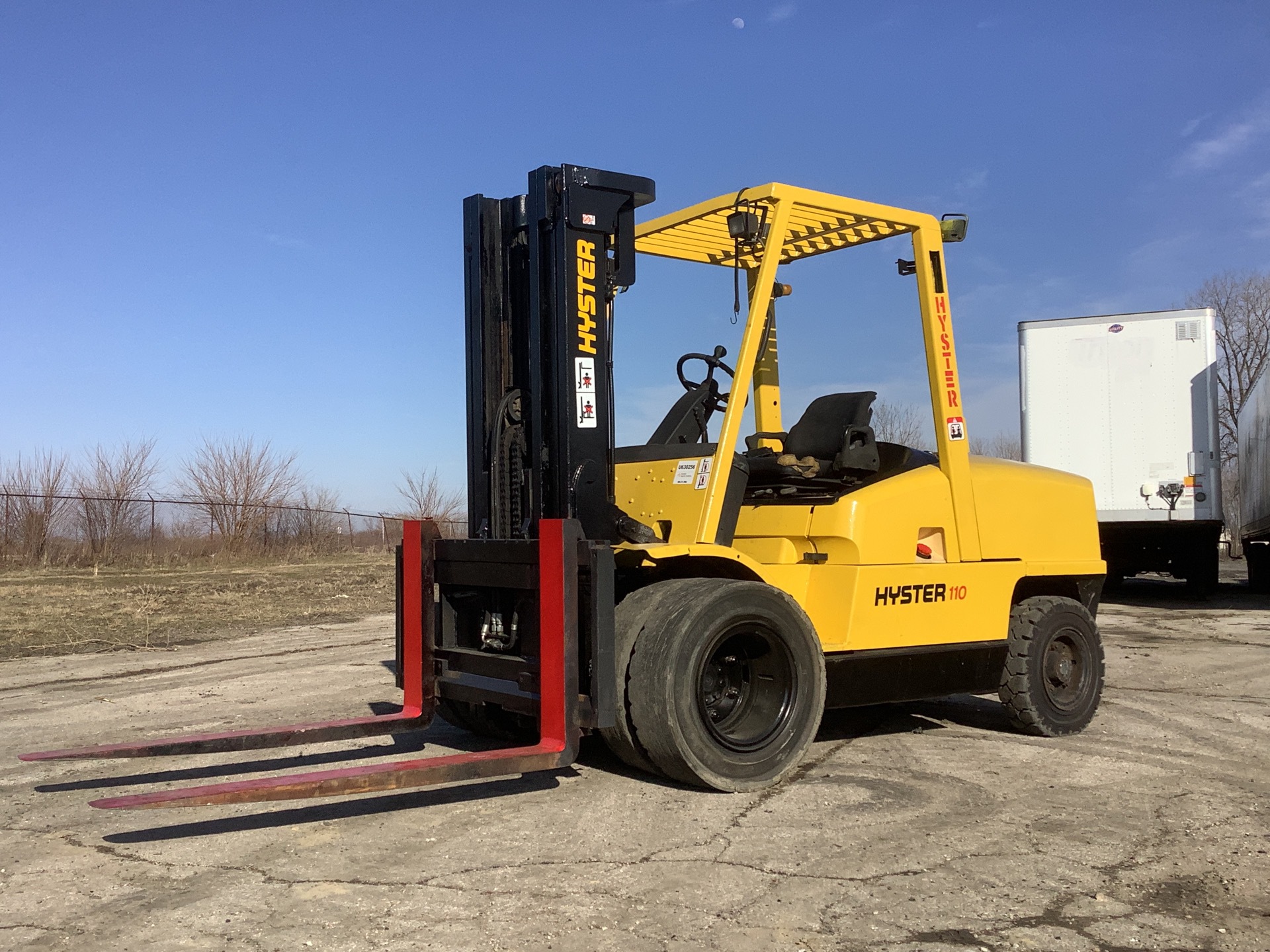 2000 Hyster H110XM 10550 lb Cushion Tire Forklift