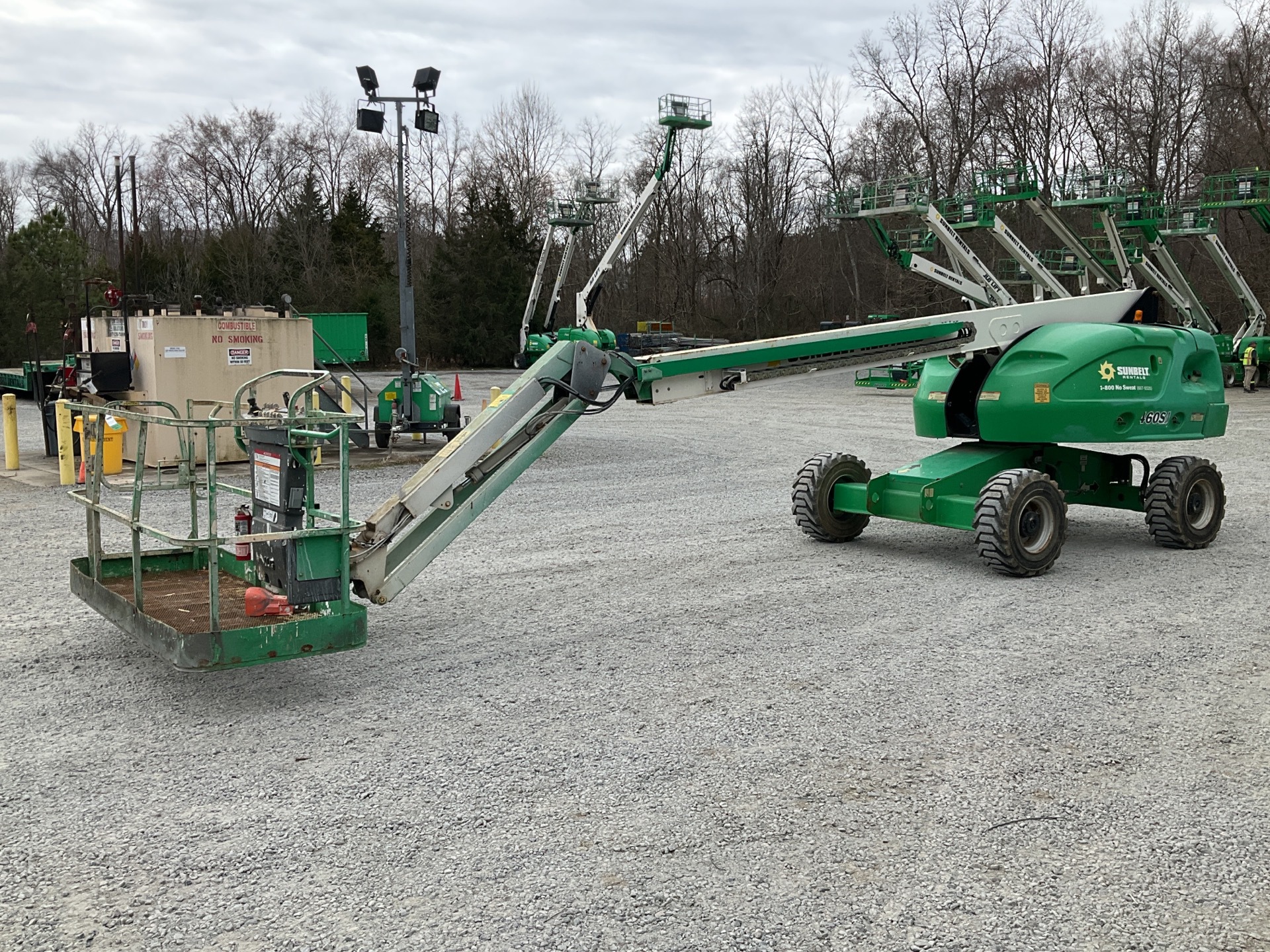 2014 JLG 460SJ 4WD Dual Fuel Telescopic Boom Lift