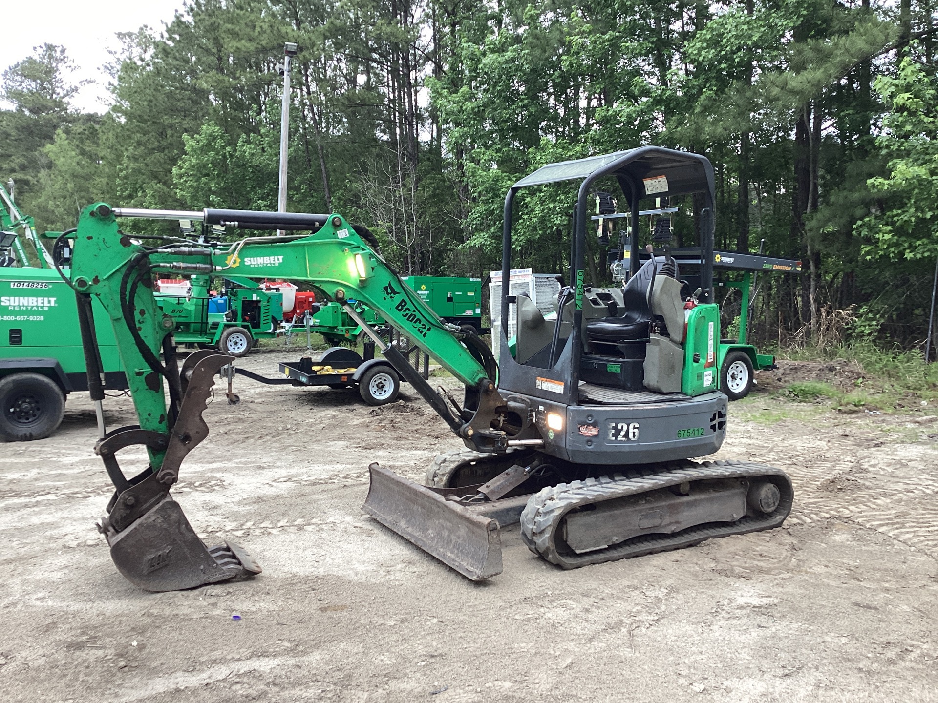 2014 Bobcat E26GM Mini Excavator