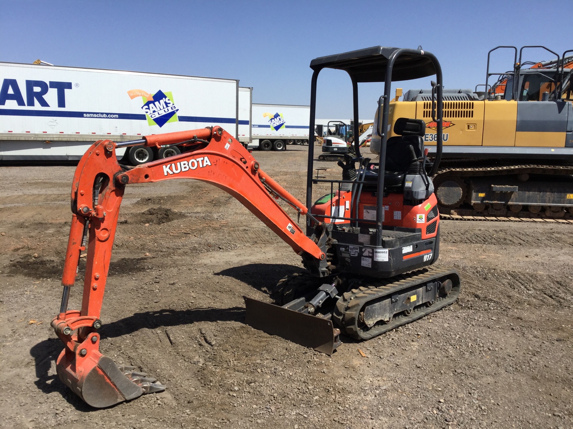 2018 Kubota U17 Mini Excavator