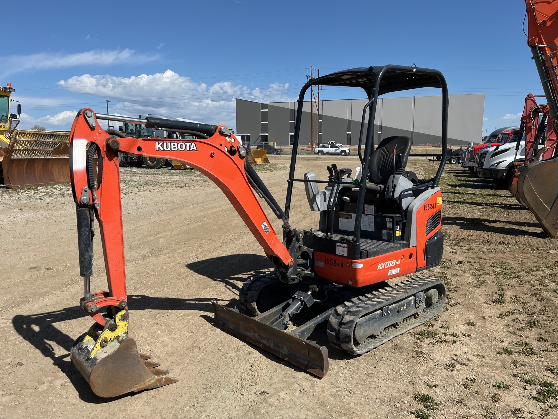 2015 Kubota KX018-4 Mini Excavator