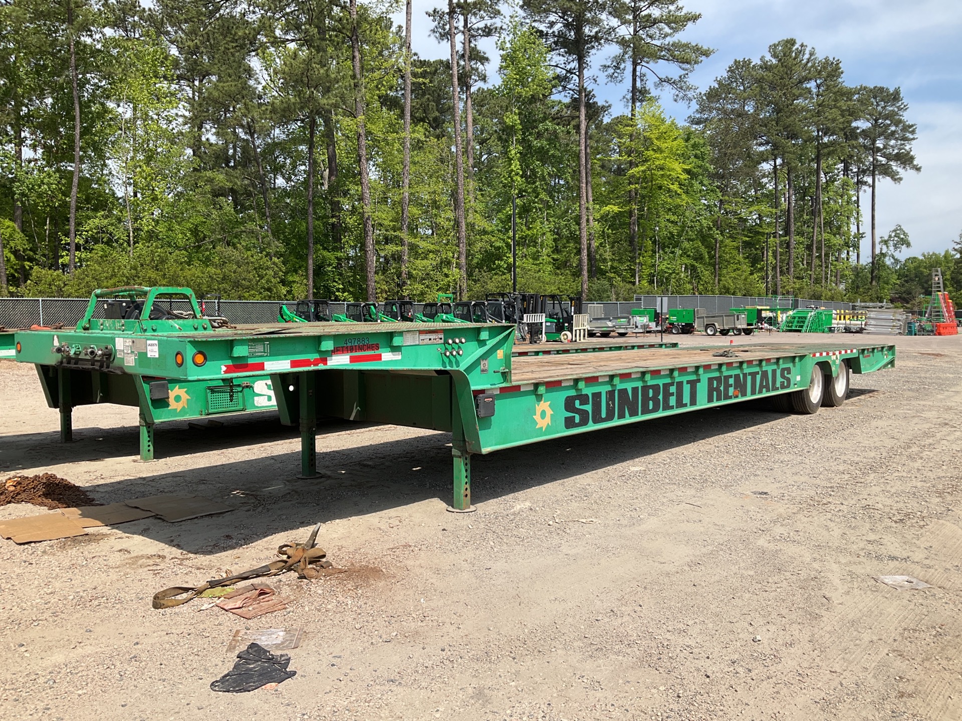 2013 Trail King TK70HT-482 48 ft T/A Hydraulic Tail Trailer