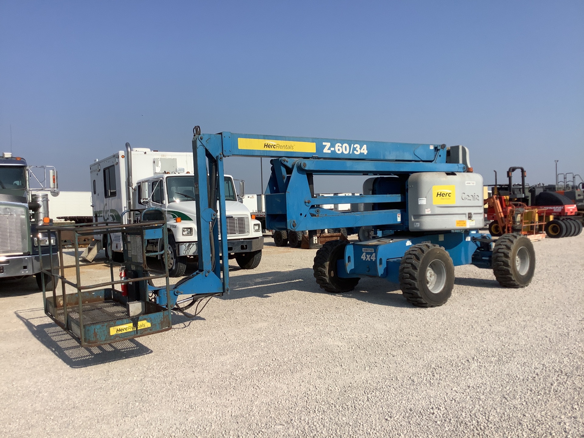 2007 Genie Z-60/34 4WD Diesel Articulating Boom Lift