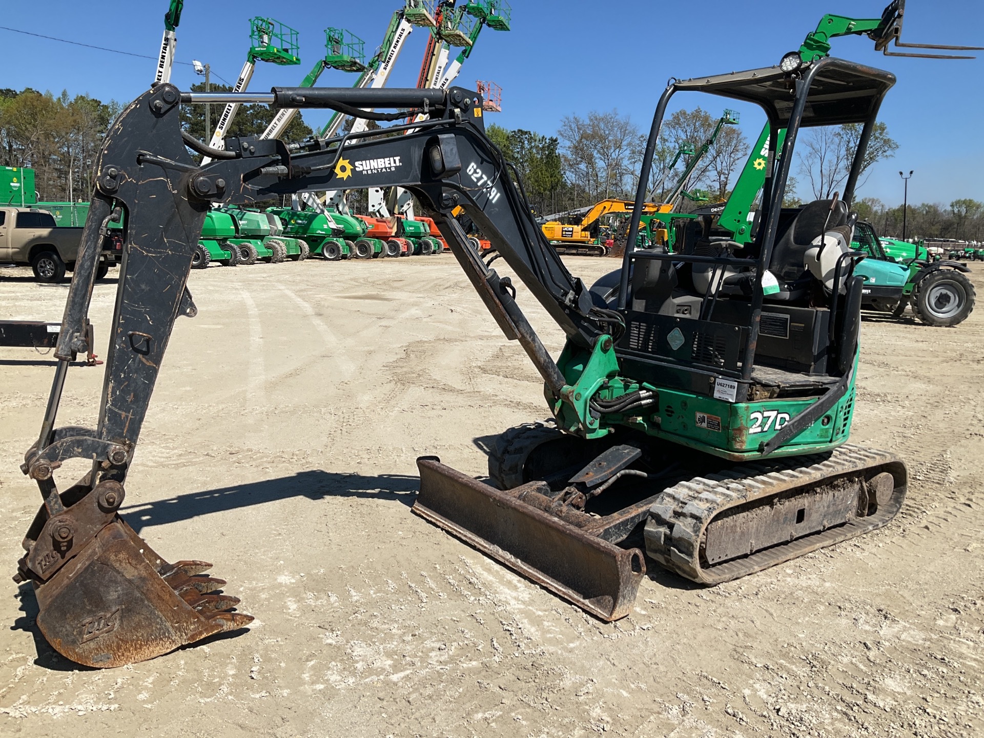 2014 John Deere 27D Mini Excavator