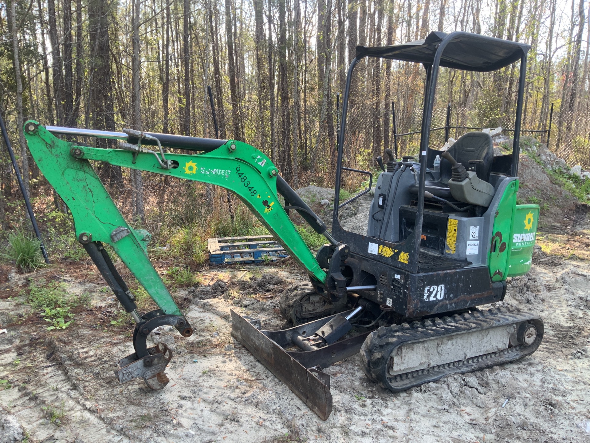 2016 Bobcat E20 Mini Excavator