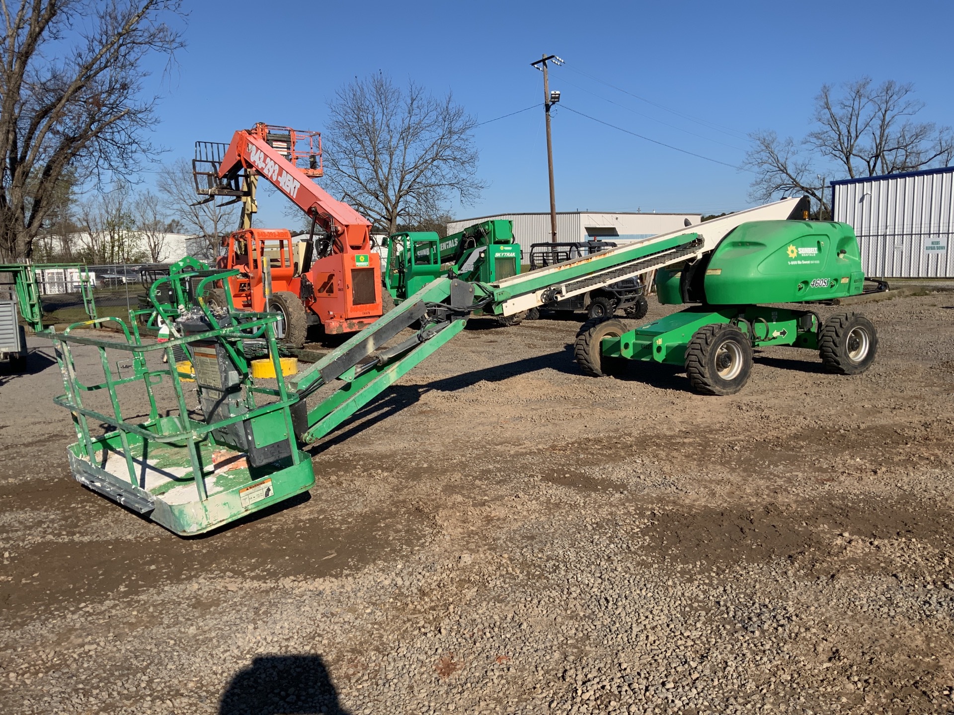 2014 JLG 460SJ 4WD Dual Fuel Telescopic Boom Lift