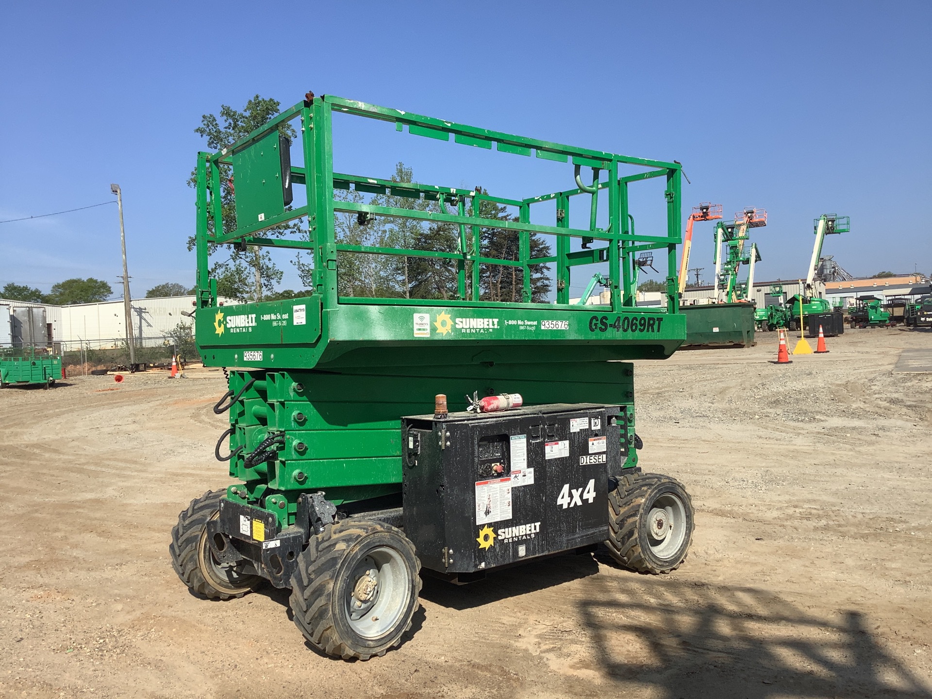 2016 Genie GS4069RT Diesel 4x4 Scissor Lift