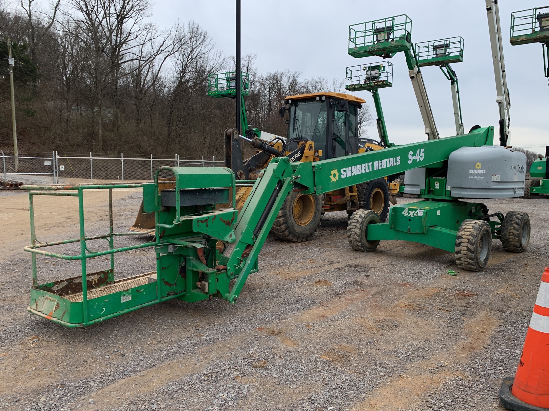 2015 Genie S45 4WD Diesel Telescopic Boom Lift