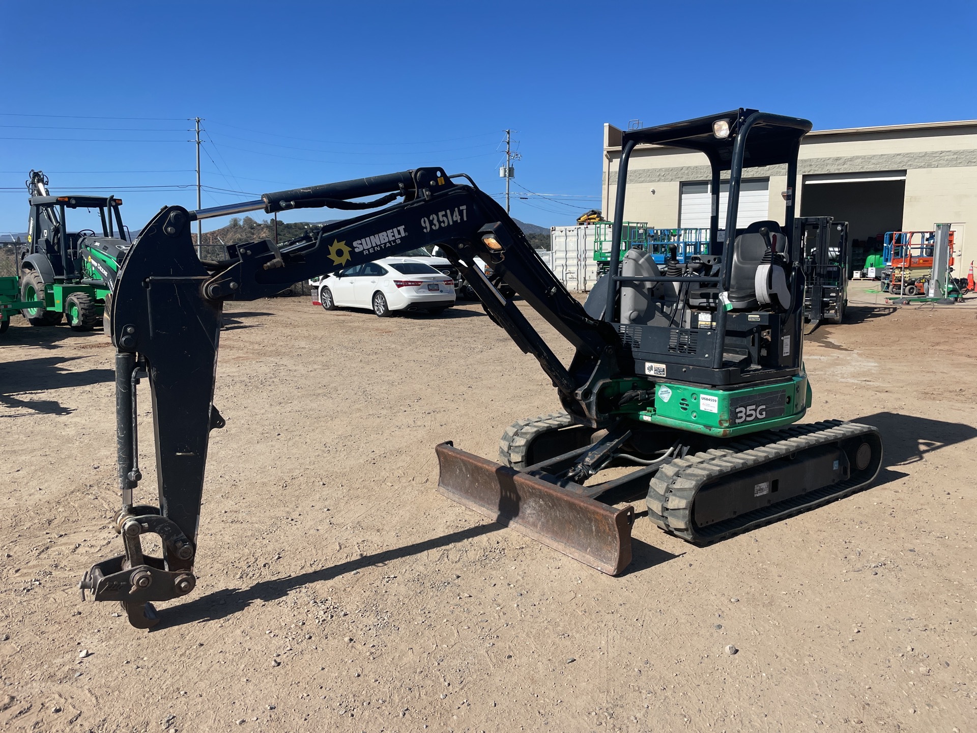 2016 John Deere 35G Mini Excavator