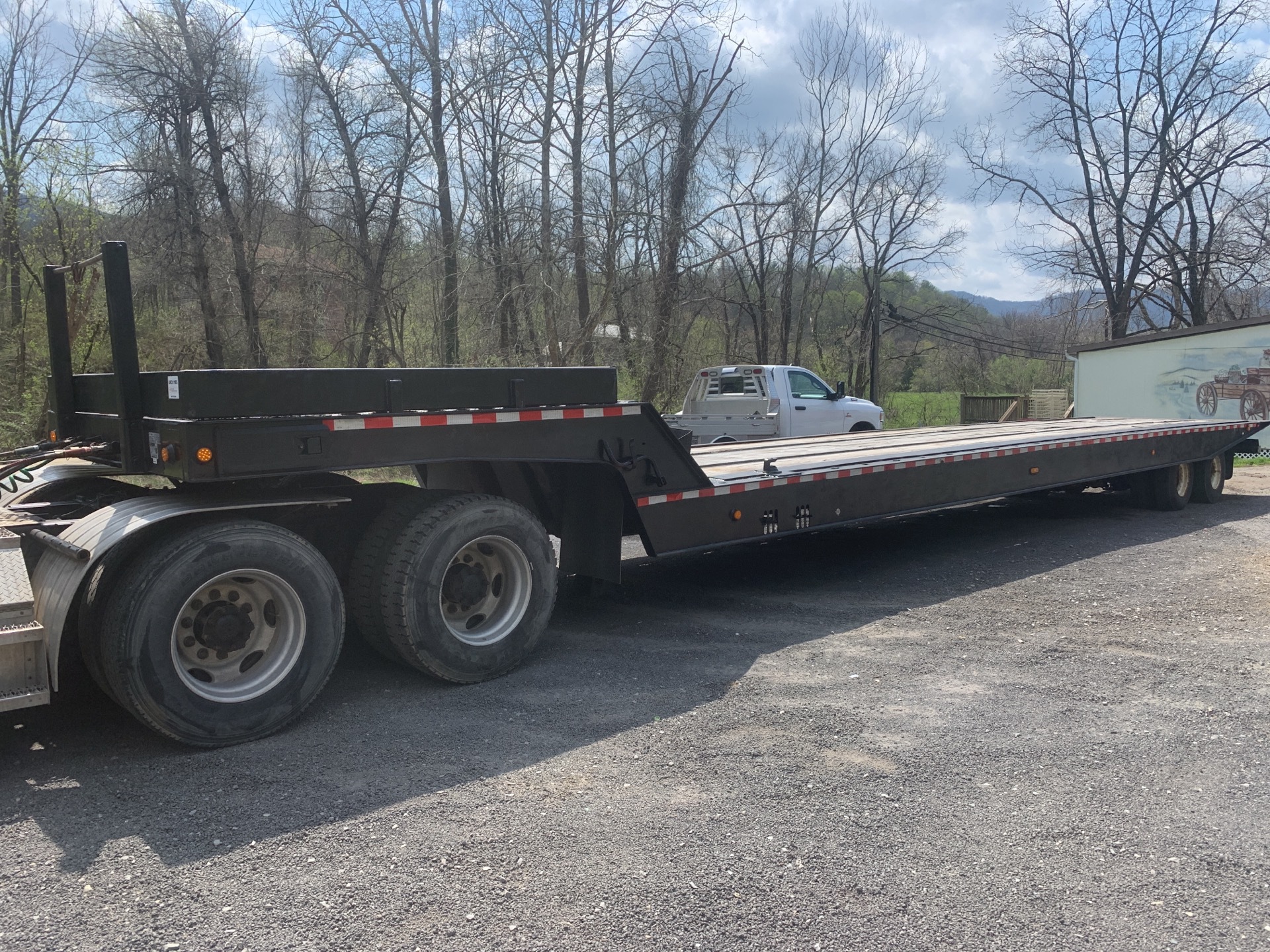 2007 Landoll 317C 49 ft T/A Sliding Axle Trailer