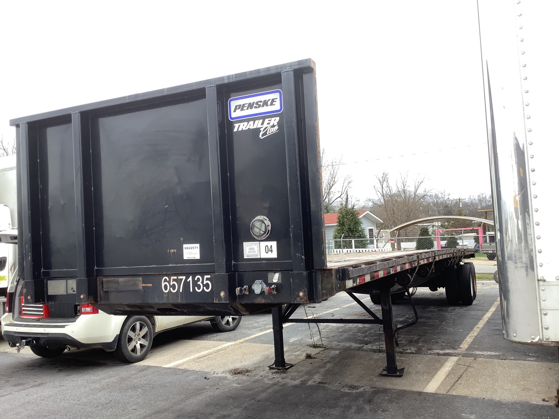 2013 Great Dane 40000 lb 48 ft T/A Flatbed Trailer