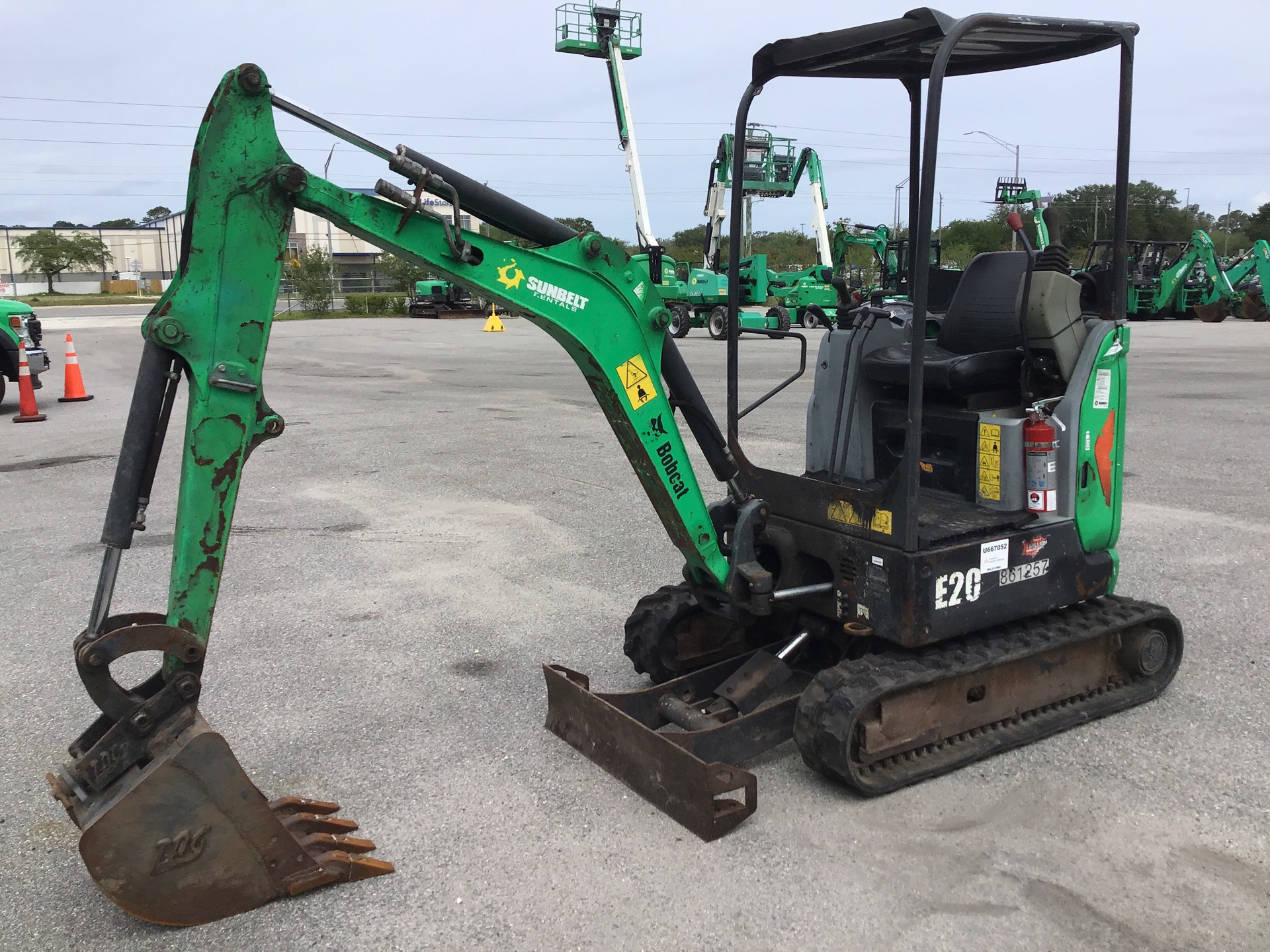 2016 Bobcat E20 Mini Excavator