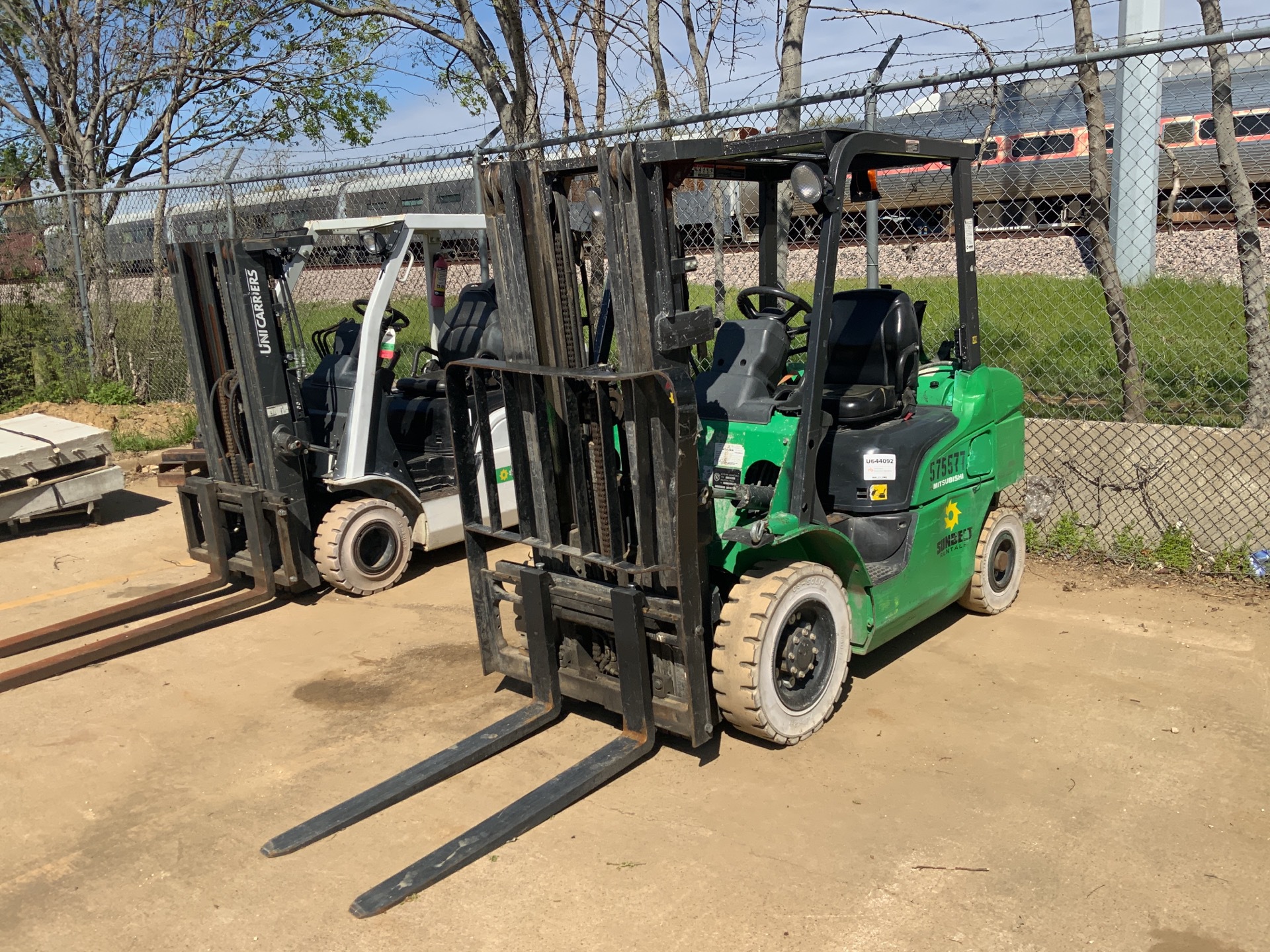 2013 Mitsubishi FG25N Pneumatic Tire Forklift