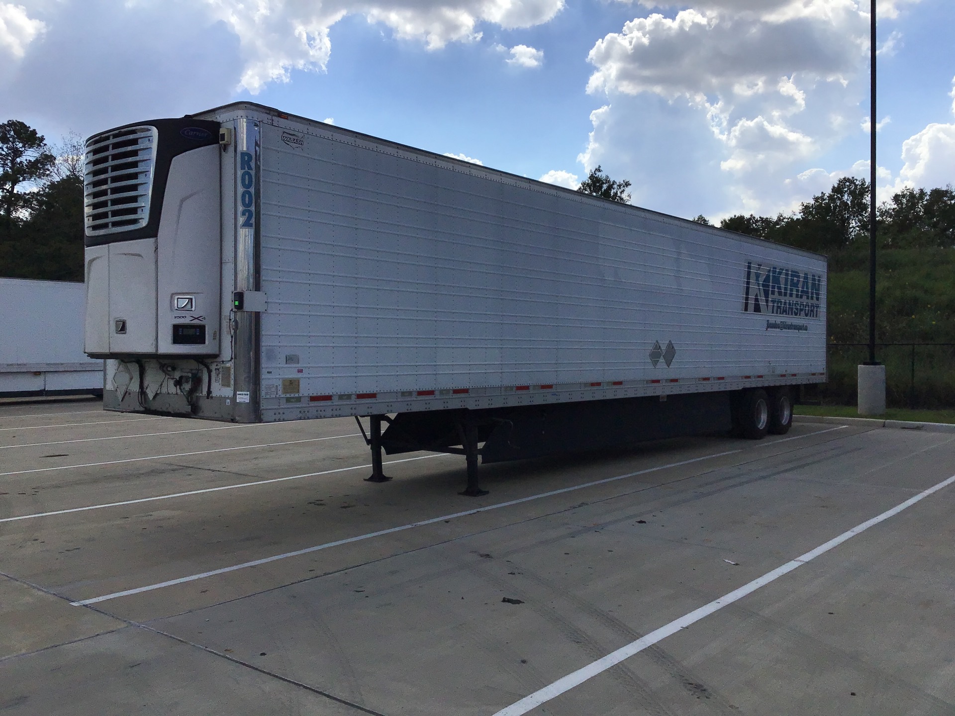 2012 Wabash  53 ft x 102 in T/A Trailer Refrigerated Trailer