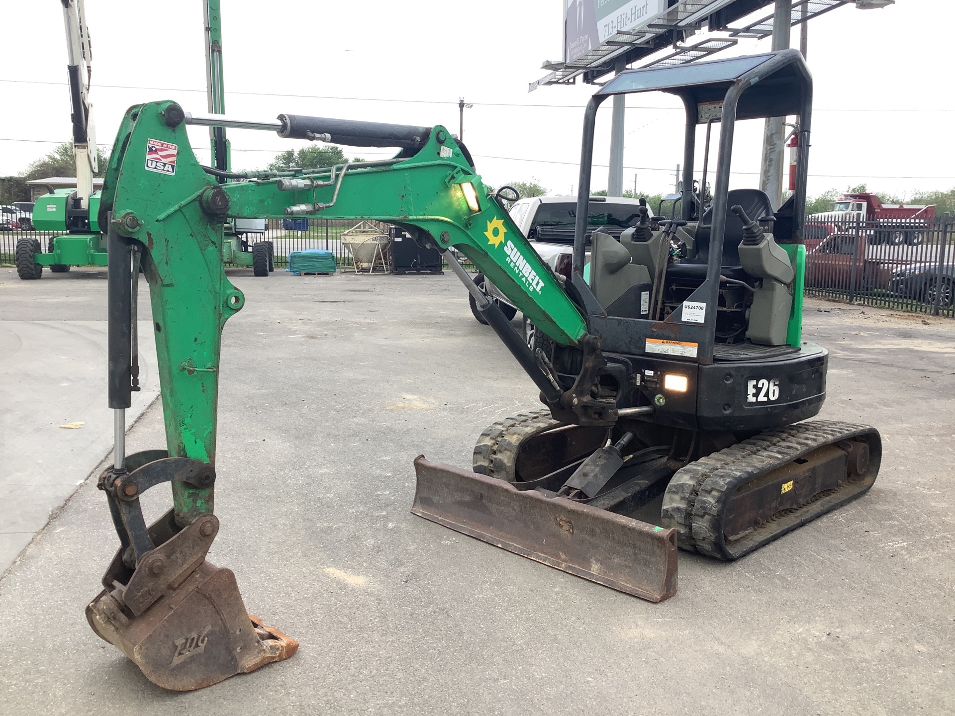 2015 Bobcat E26 Mini Excavator