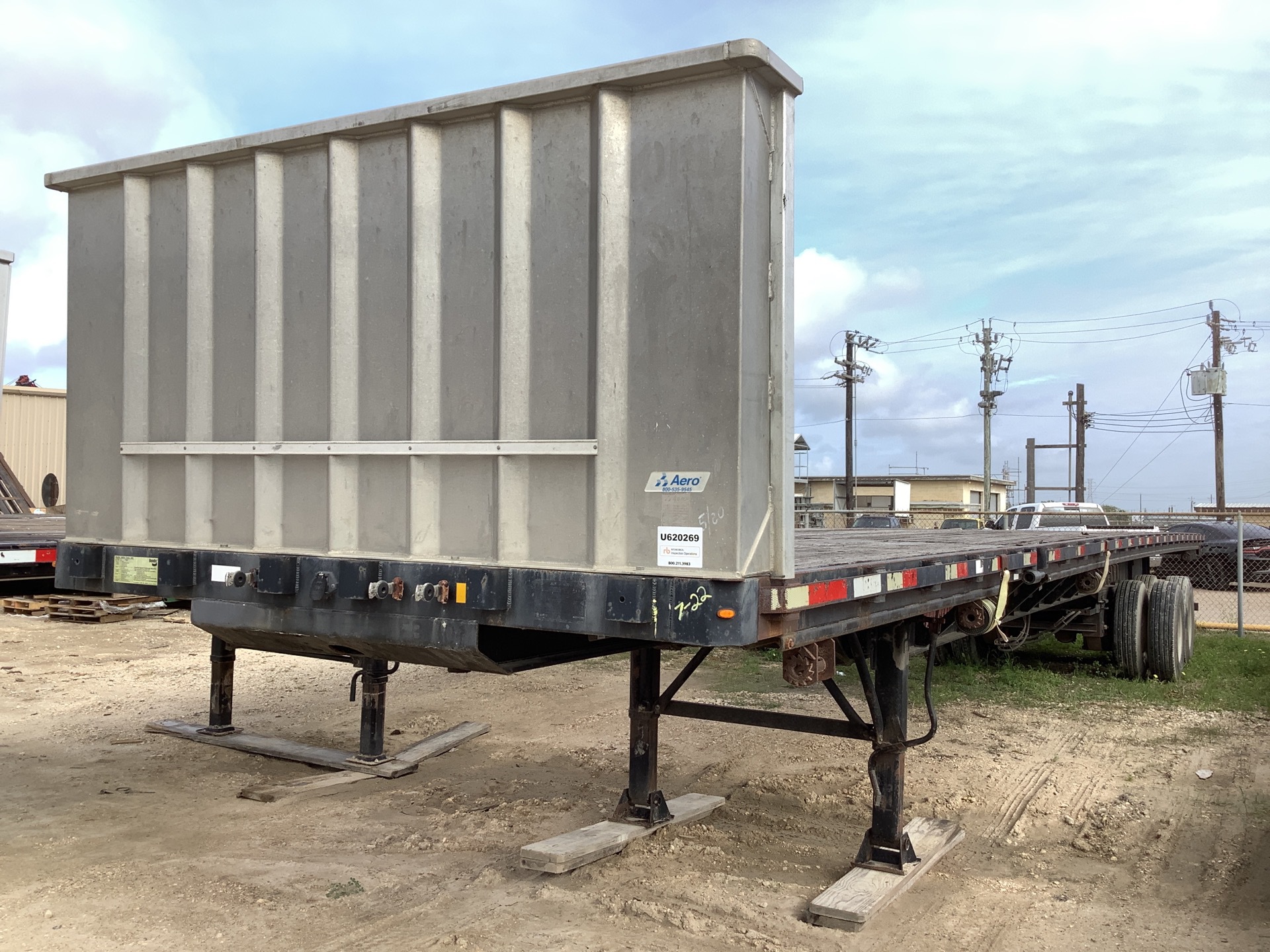 2014 Dorsey 48 ft T/A Flatbed Trailer