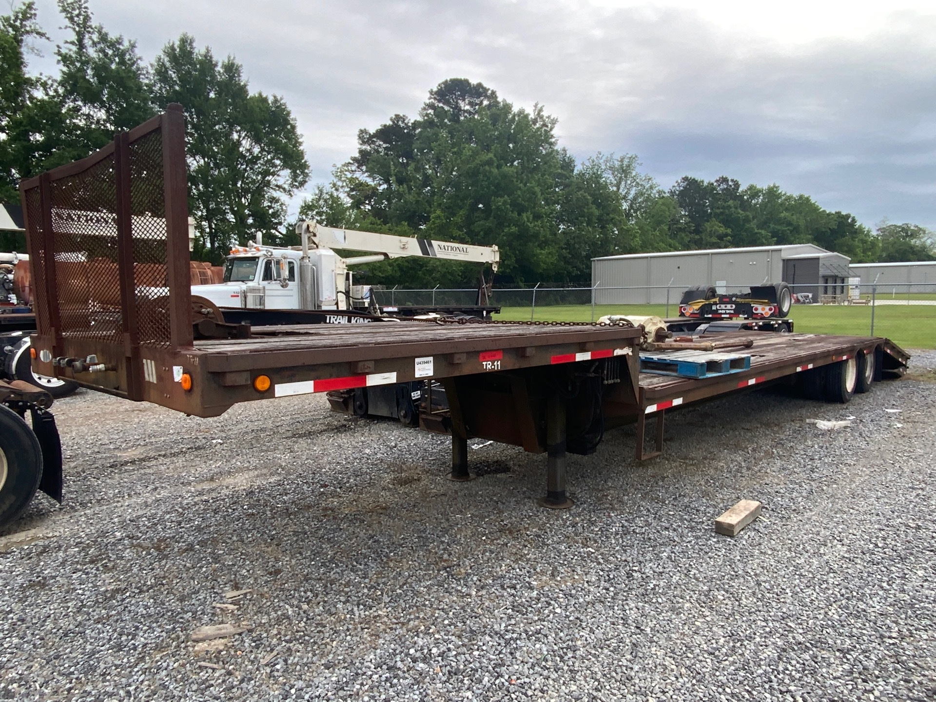 1993 Ledwell HydraTail T/A Single Drop Hydrauli Lowboy Trailer