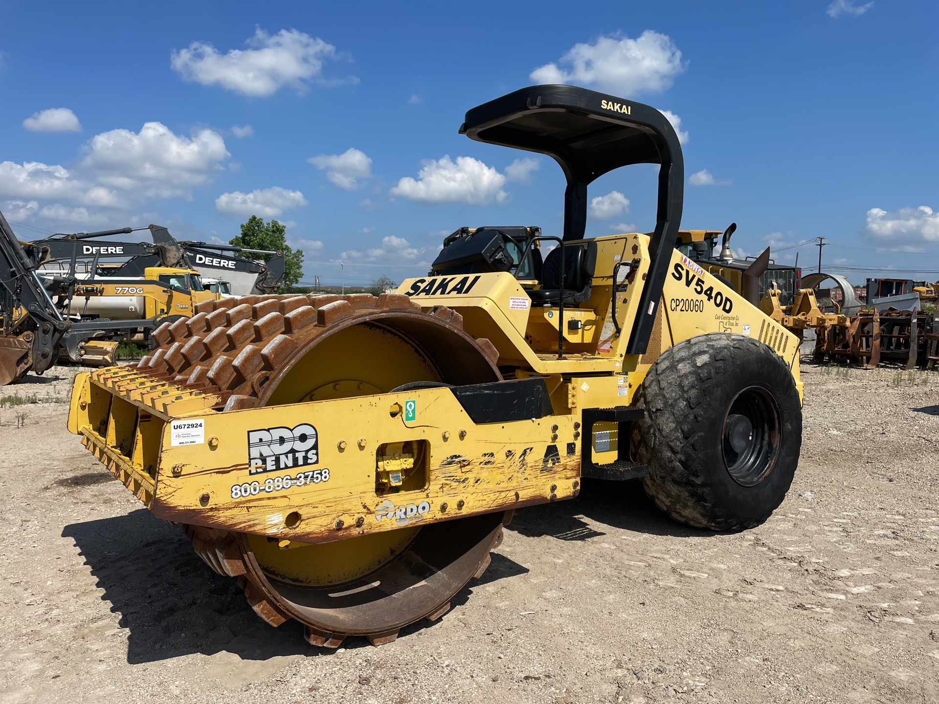 2014 Sakai SV540D Smooth Drum Compactor