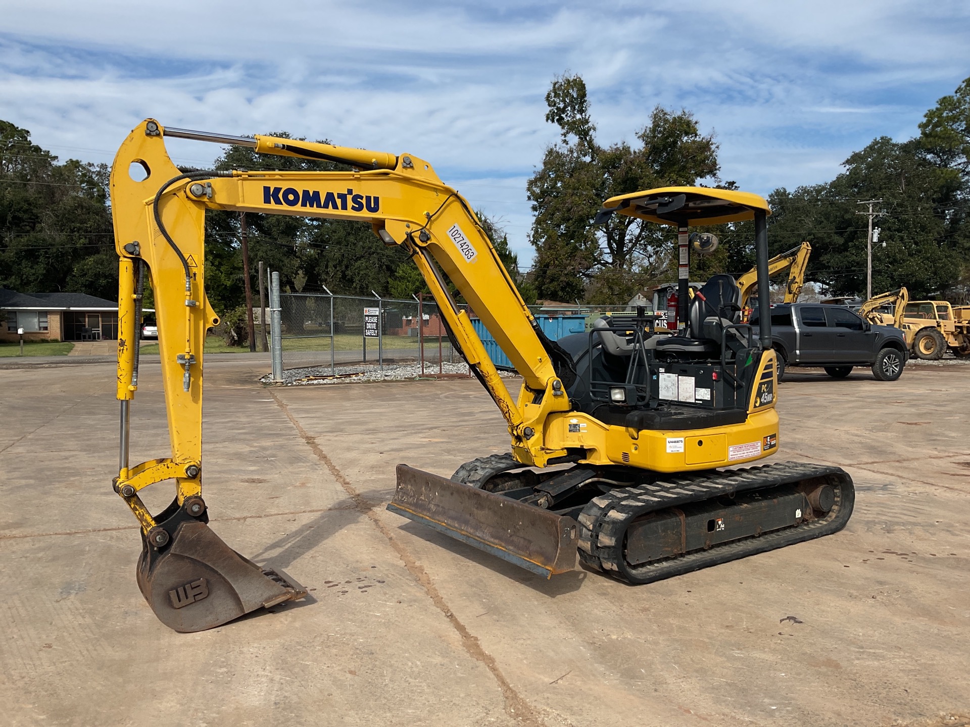 2019 Komatsu PC45MR-5 Mini Excavator