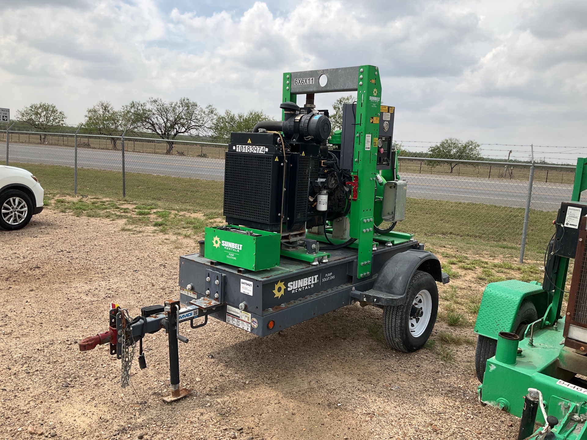 2019 MMDI AC46PTE Trailer-Mounted 6 in Water Pump