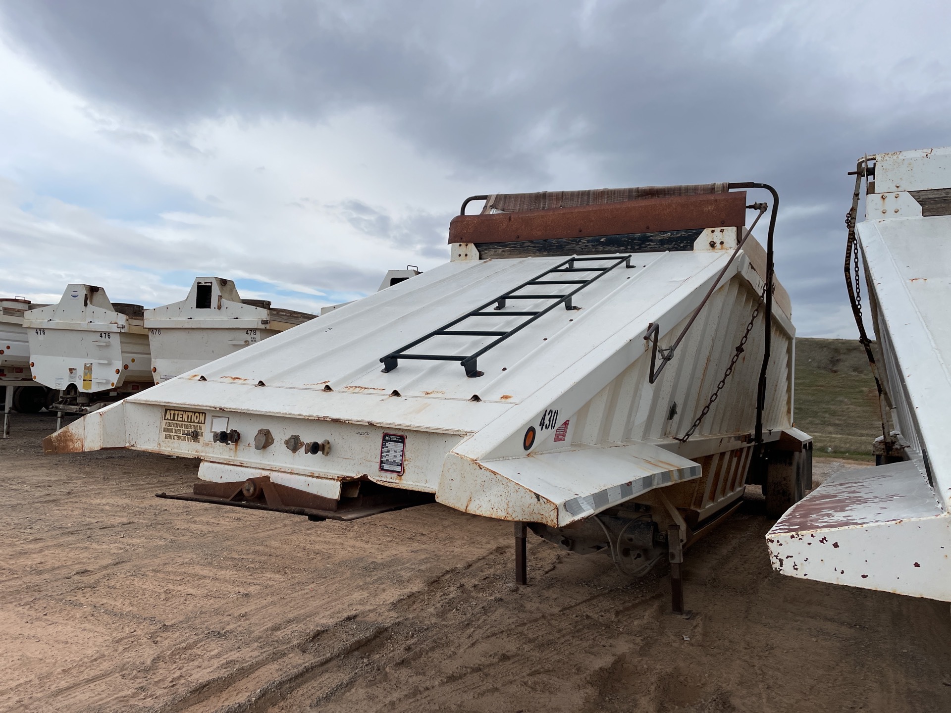 2010 CTS BDT-40 40 ft T/A Belly Dump Trailer