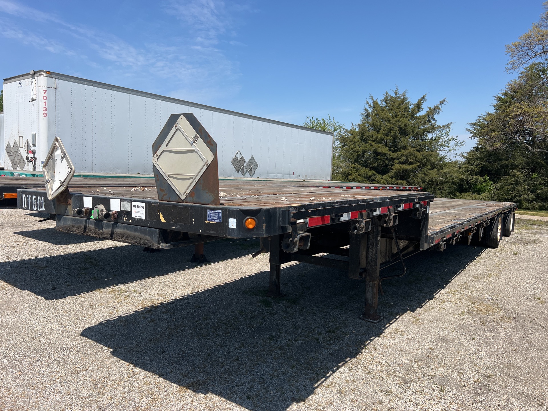 2012 Pratt 48 ft T/A Step Deck Trailer