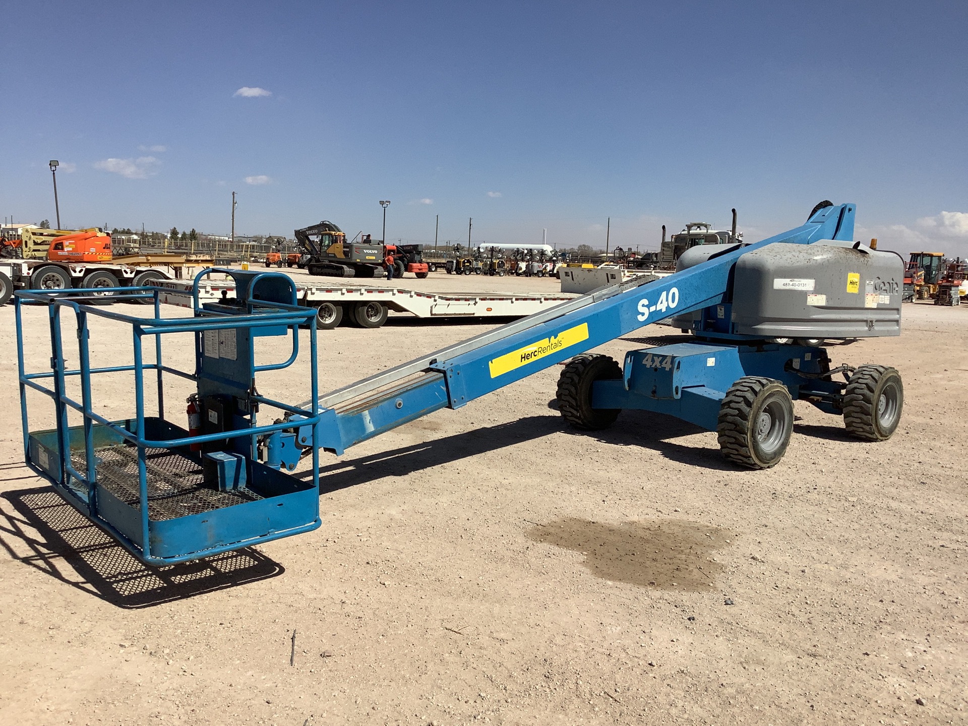 2013 Genie S-40 4WD Diesel Telescopic Boom Lift