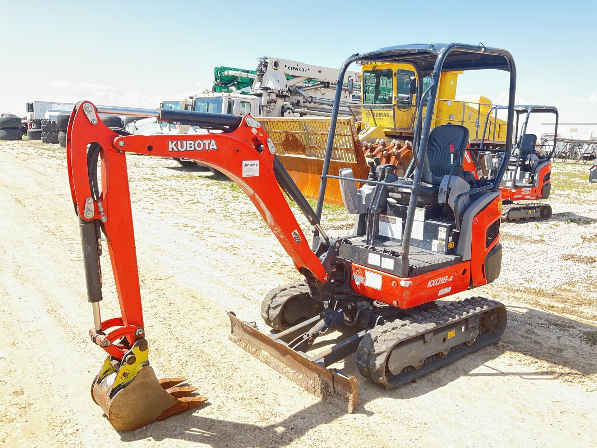 2016 Kubota KX018-4 Mini Excavator