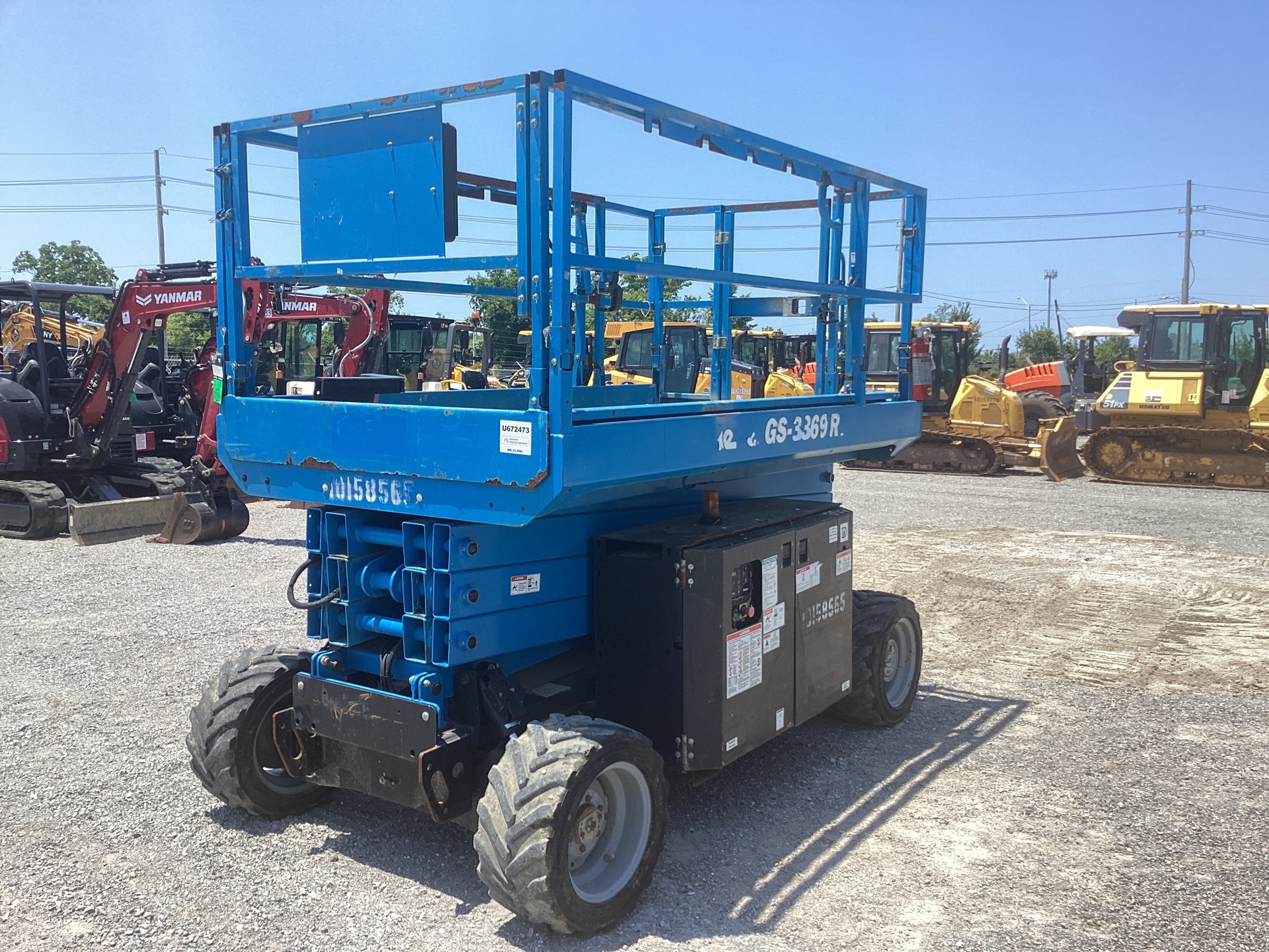 2015 Genie GS3369RT Diesel 4x4 Scissor Lift