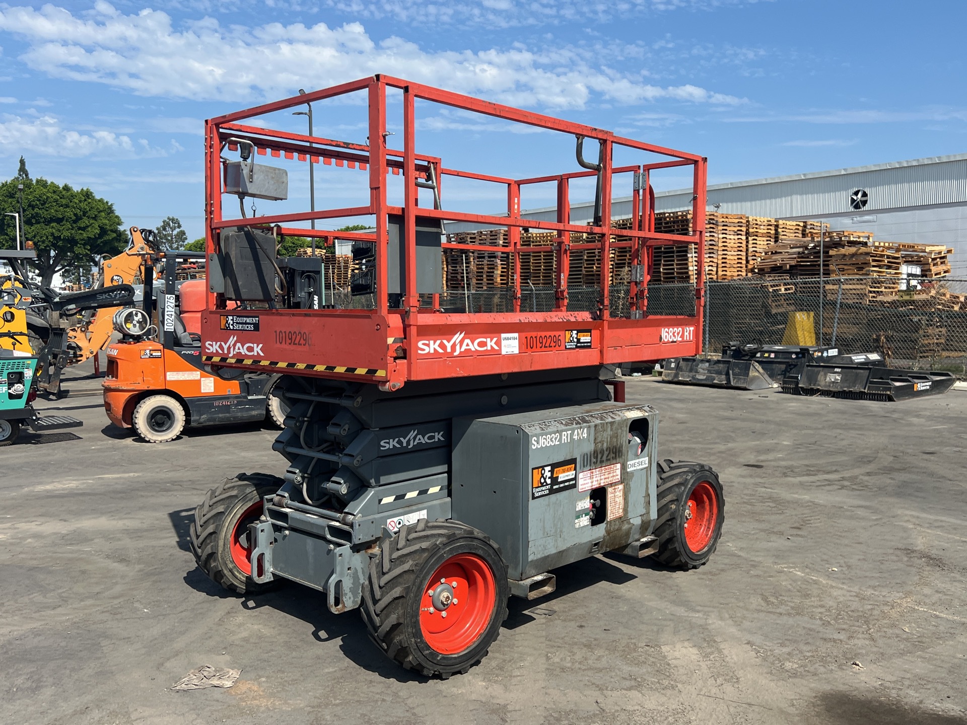 2016 Skyjack SJ6832 RT Diesel Scissor Lift