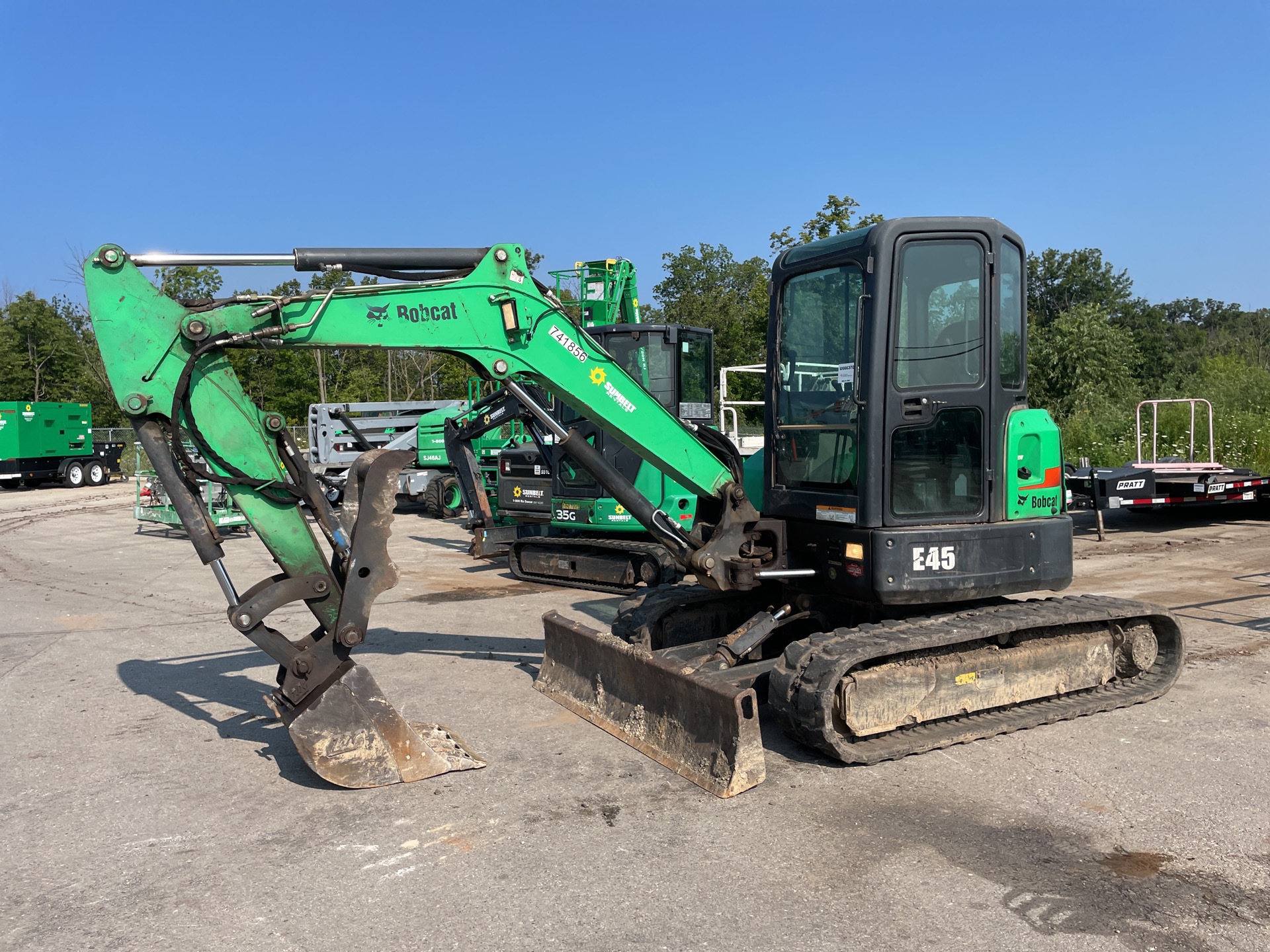 2015 Bobcat E45 Mini Excavator