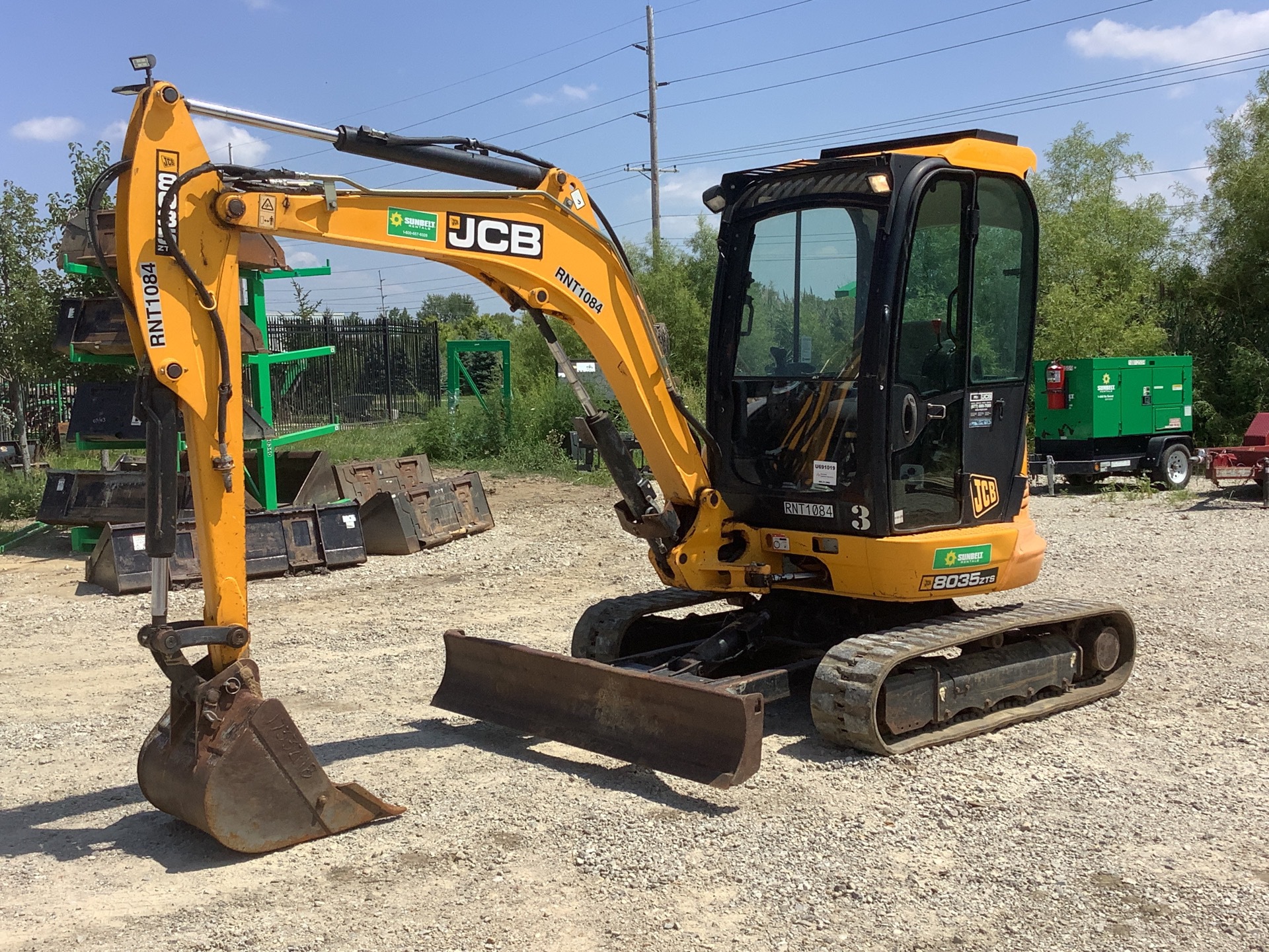 2016 JCB 8035ZTS Mini Excavator