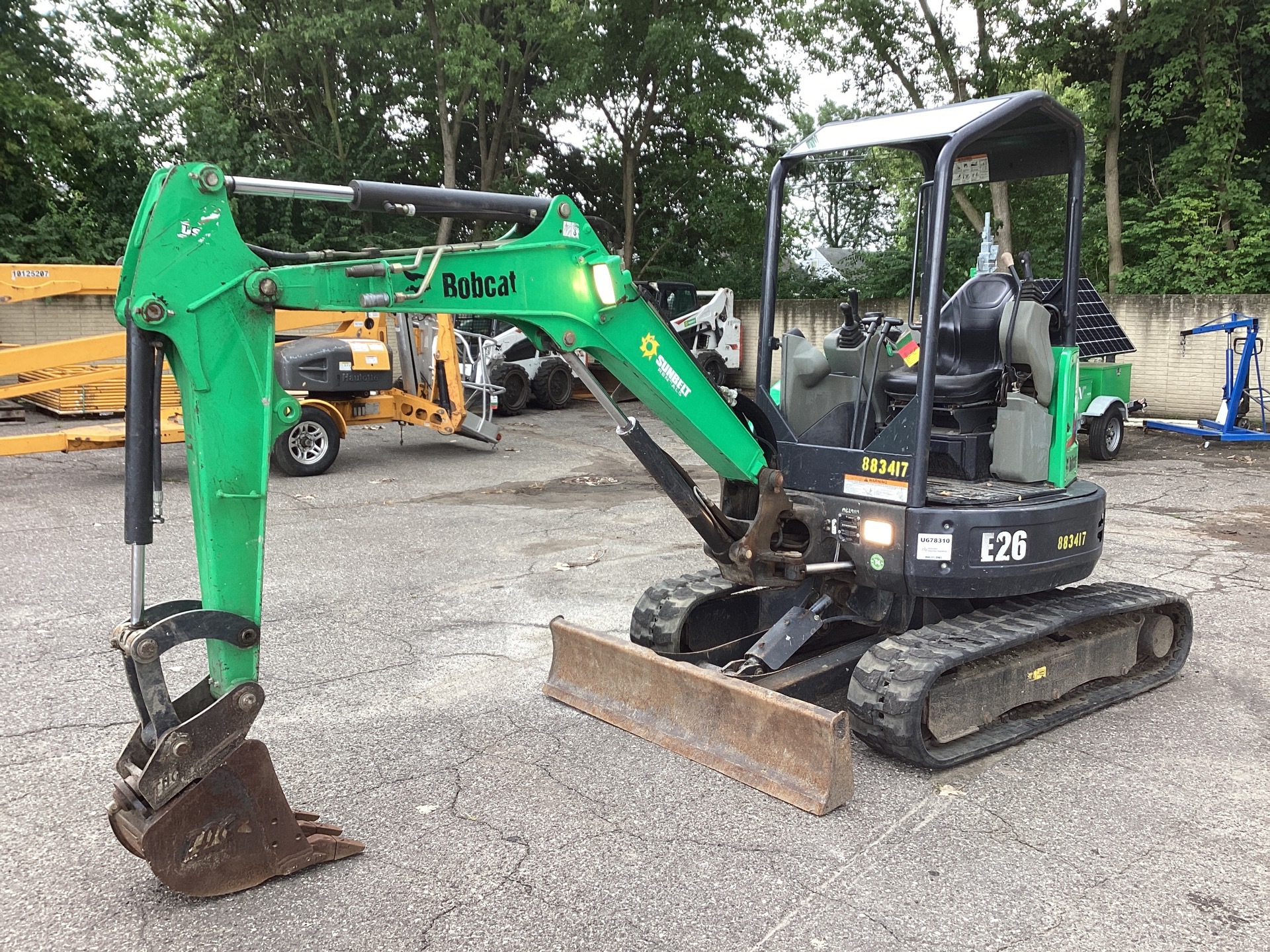 2016 Bobcat E26 Mini Excavator