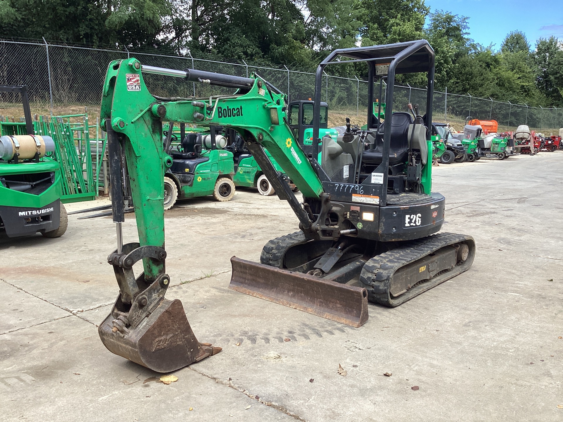 2015 Bobcat E26 Mini Excavator