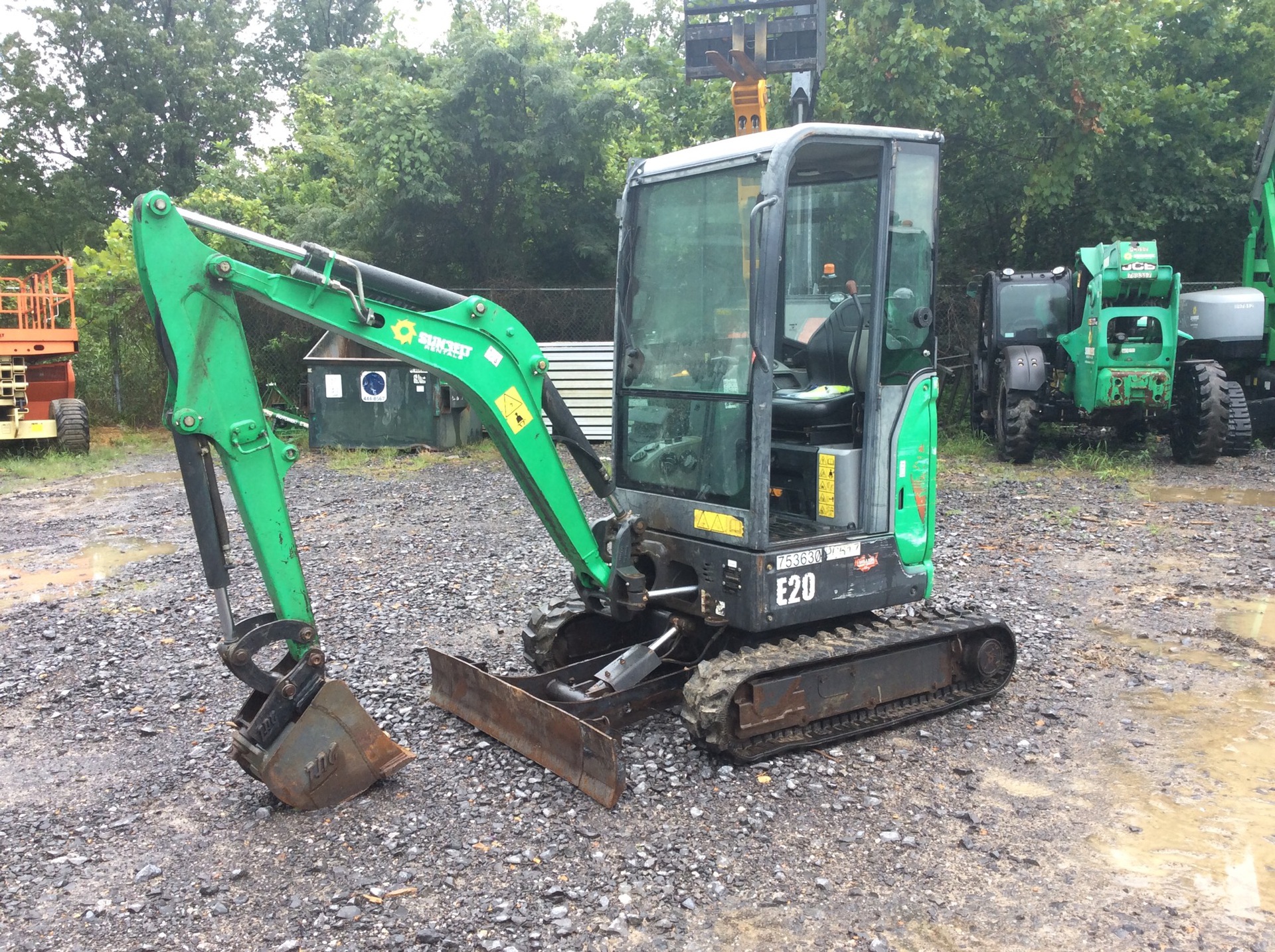 2015 Bobcat E20 Mini Excavator