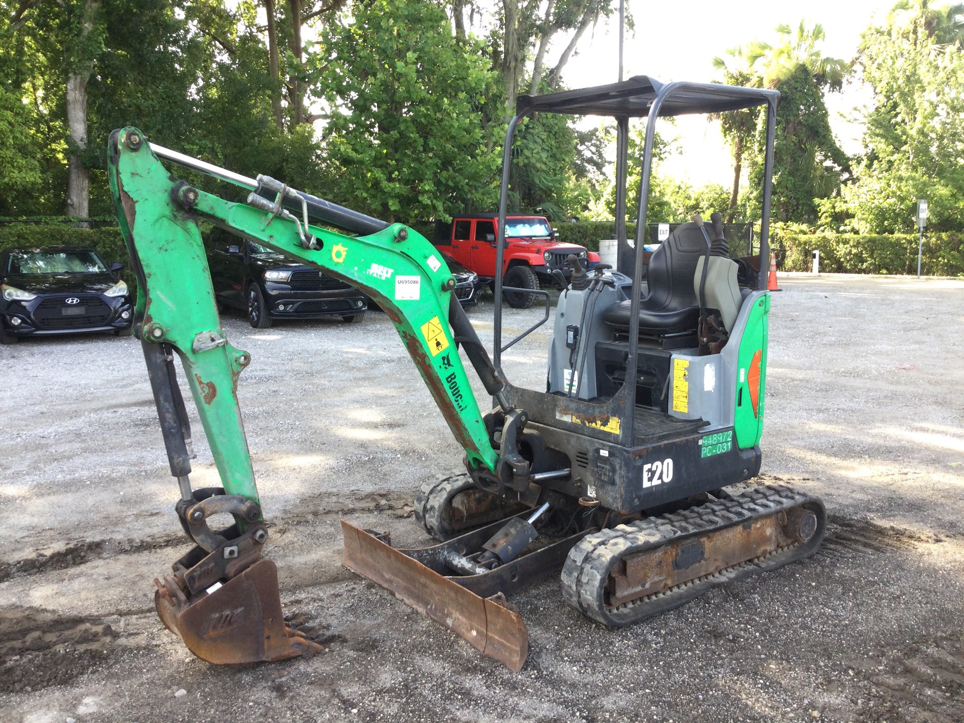 2016 Bobcat E20 Mini Excavator