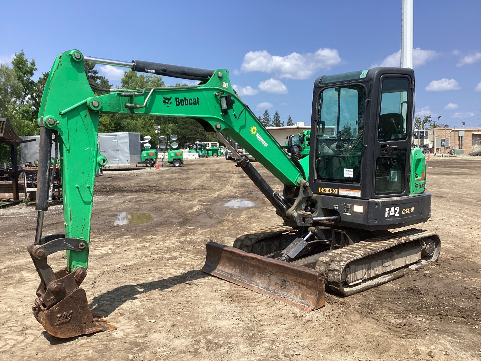 2016 Bobcat E42 Mini Excavator