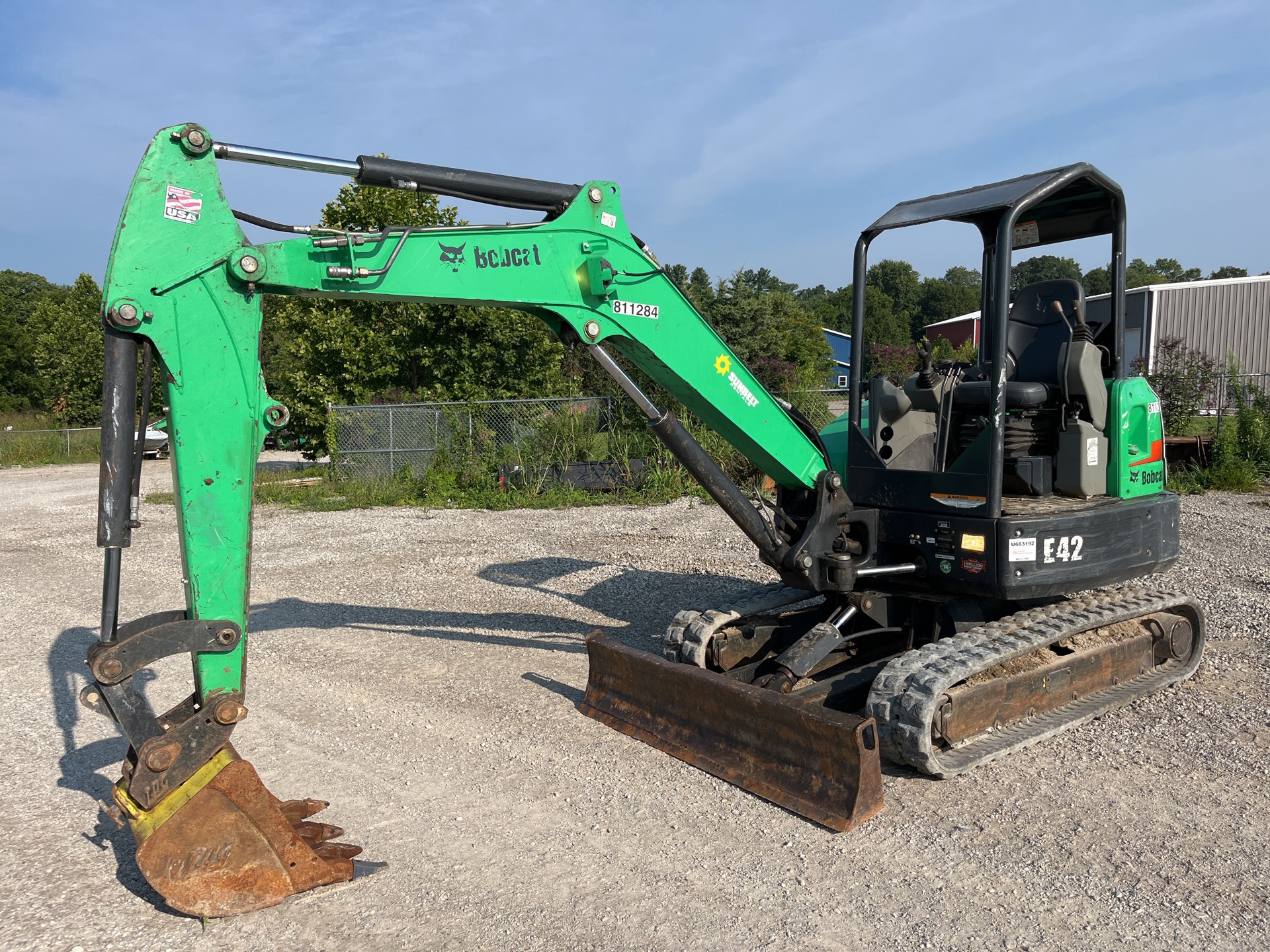 2016 Bobcat E42 Mini Excavator