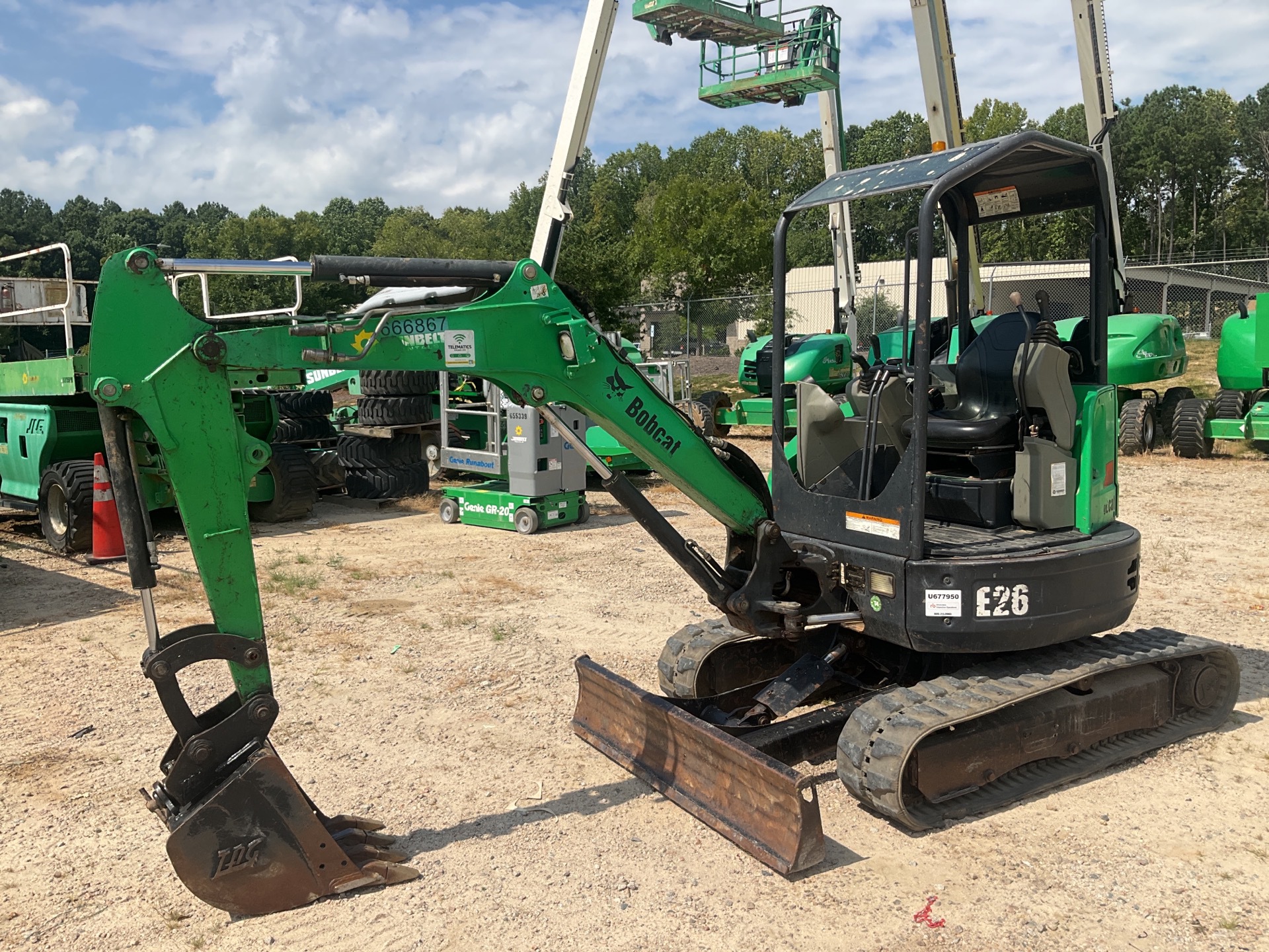 2014 Bobcat E26 Mini Excavator