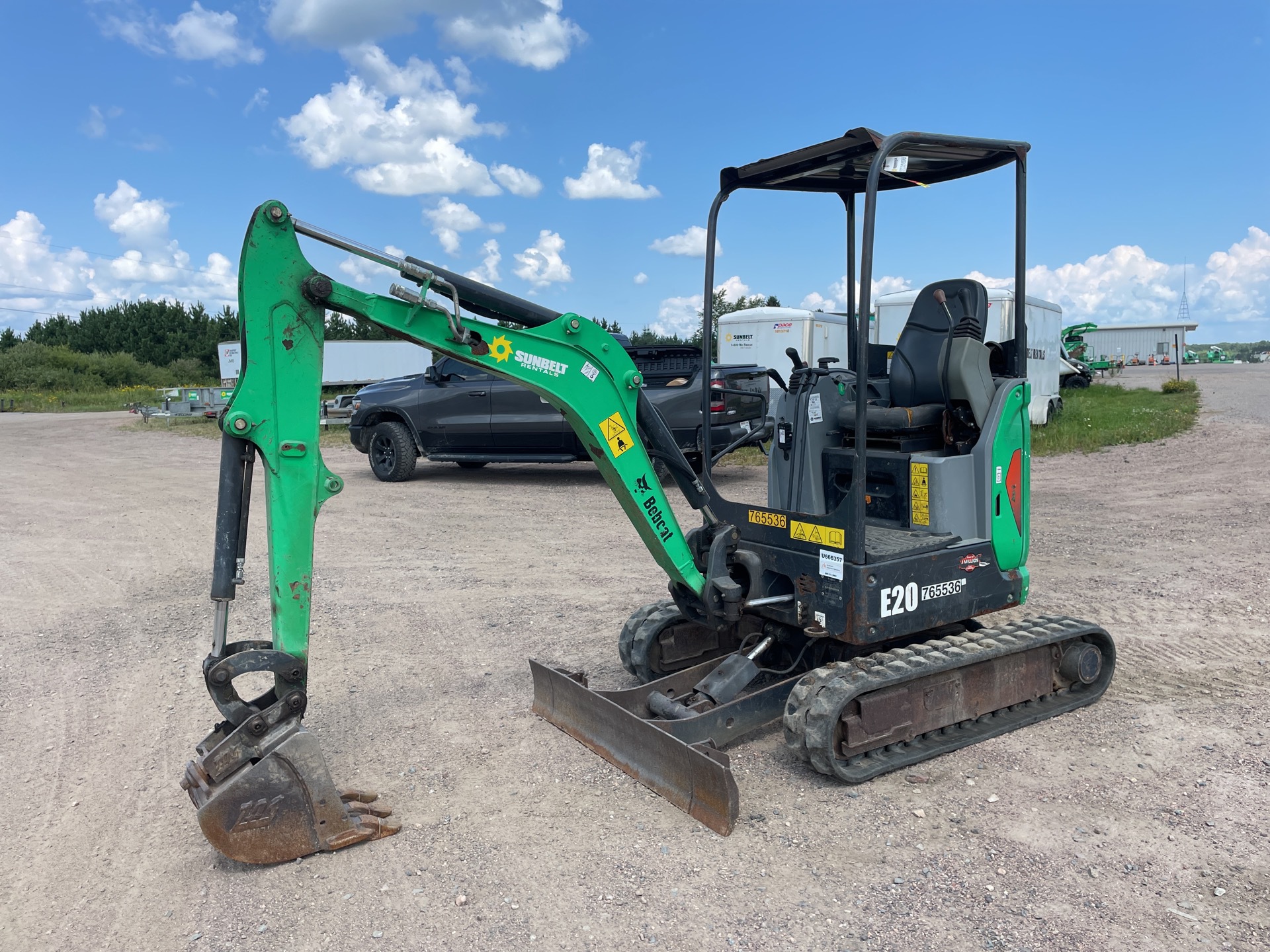 2015 Bobcat E20 Mini Excavator