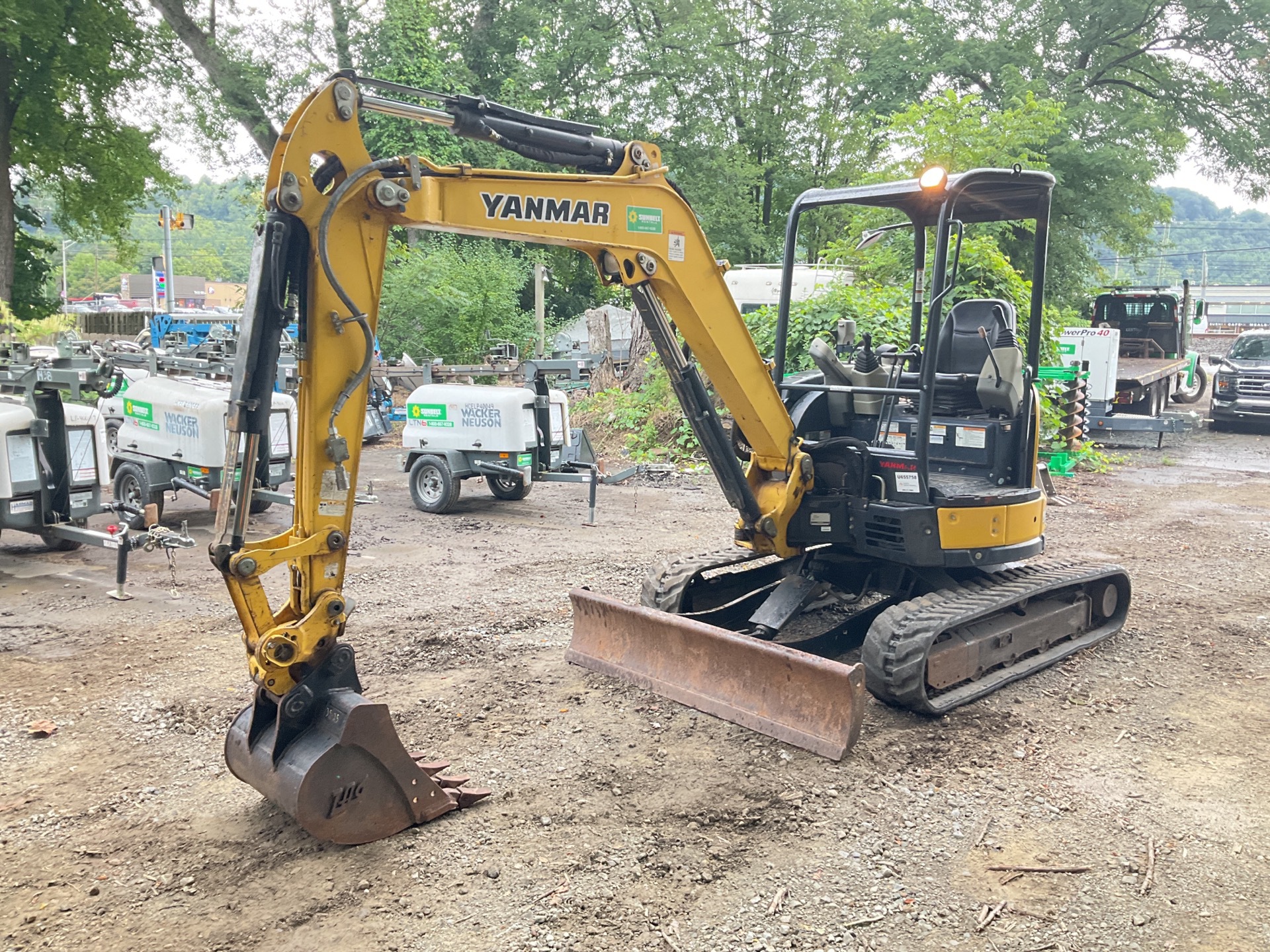 2014 Yanmar ViO35-6A Mini Excavator