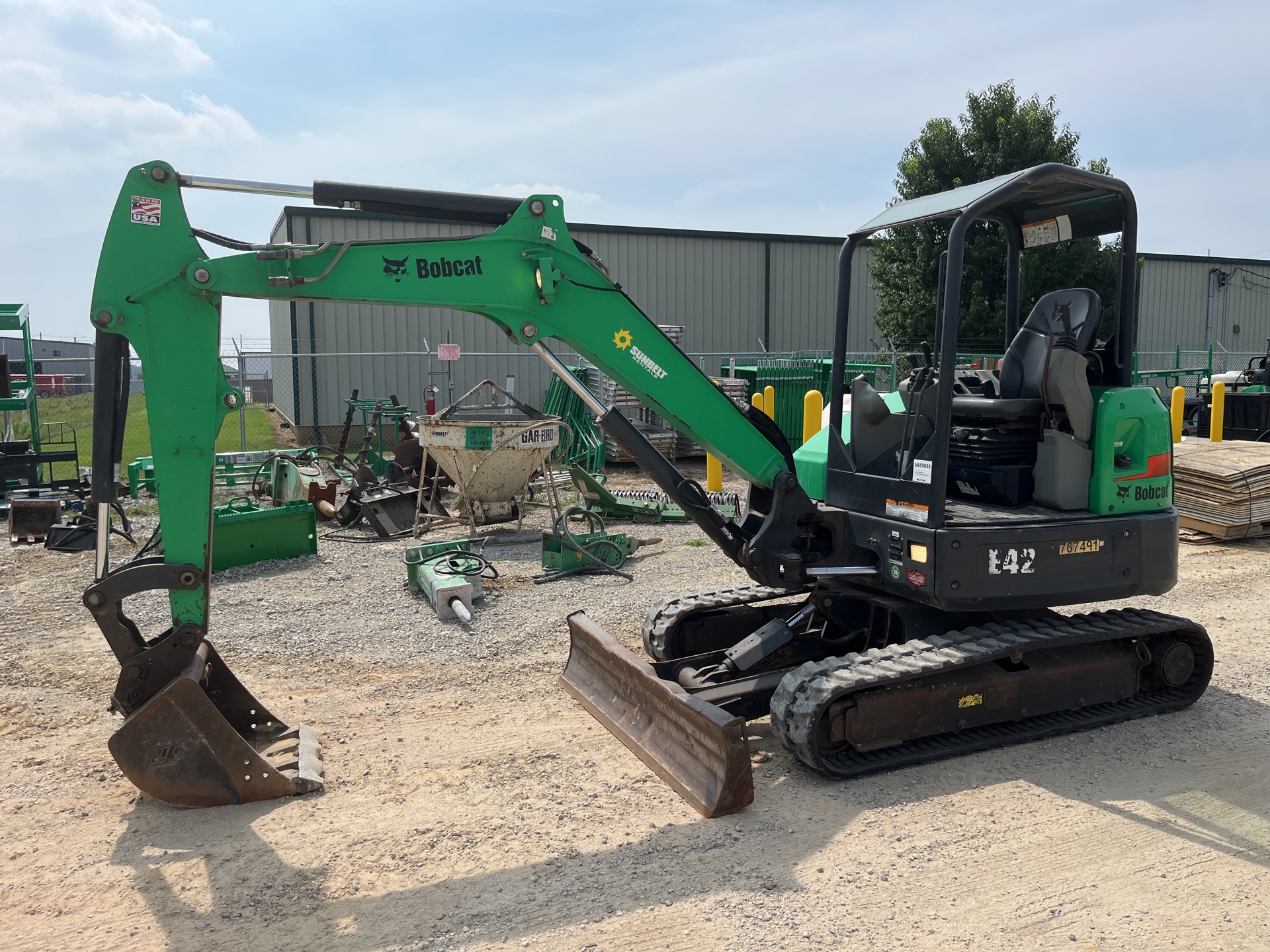 2015 Bobcat E42 Mini Excavator