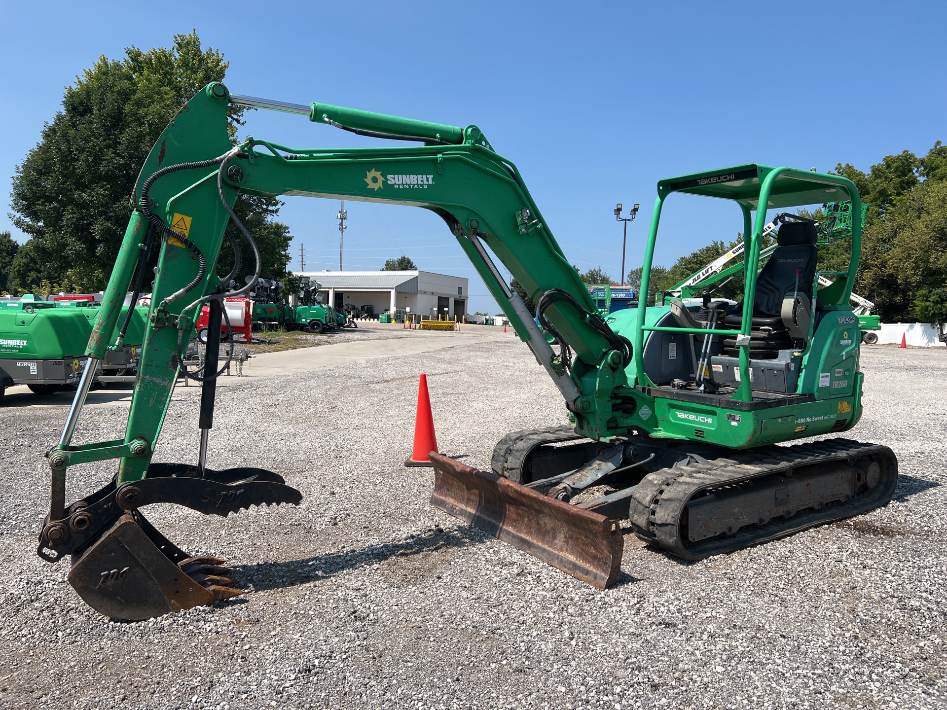 2015 Takeuchi TB260 Mini Excavator